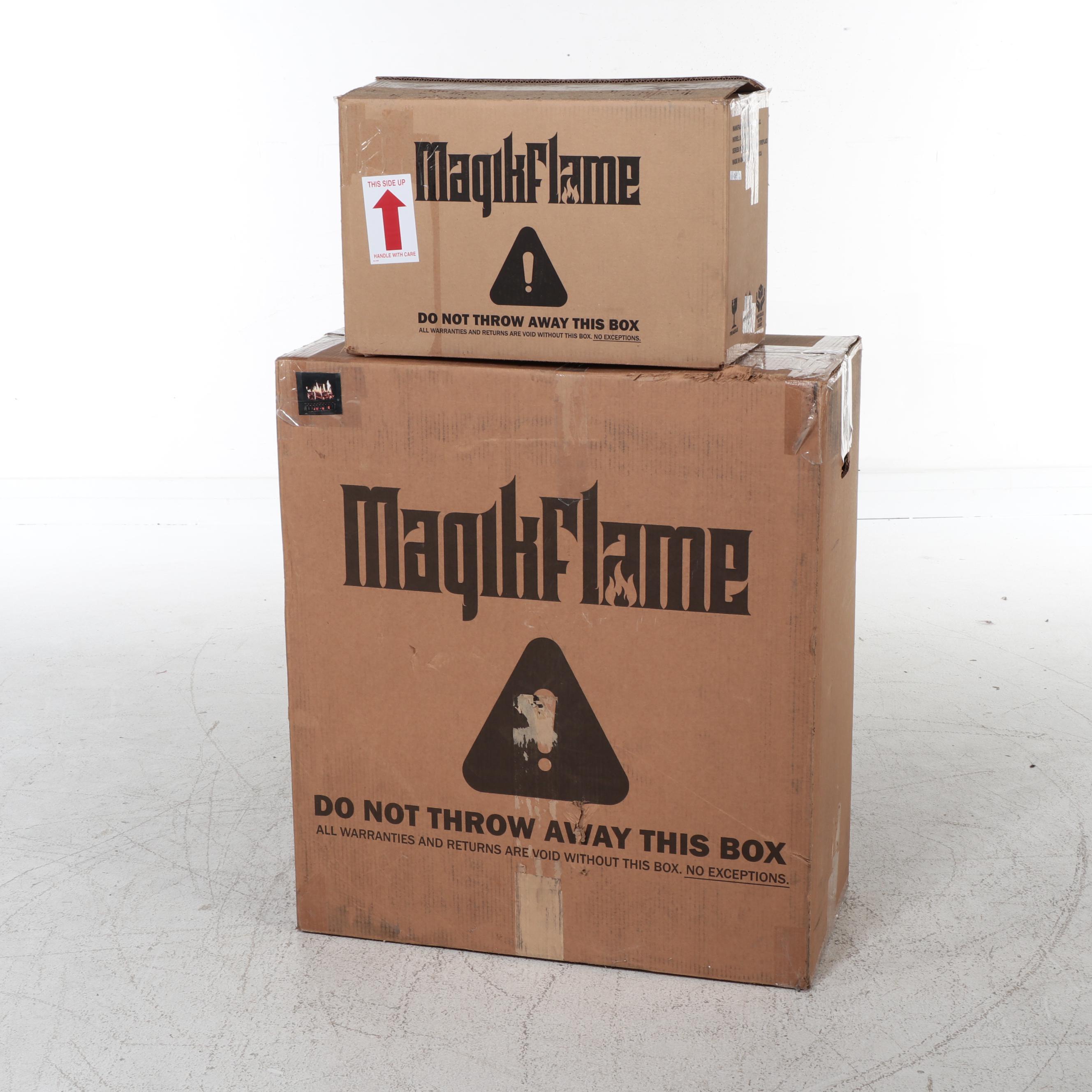 MagikFlame 28" Holoflame Dragonblaze Electric Fireplace