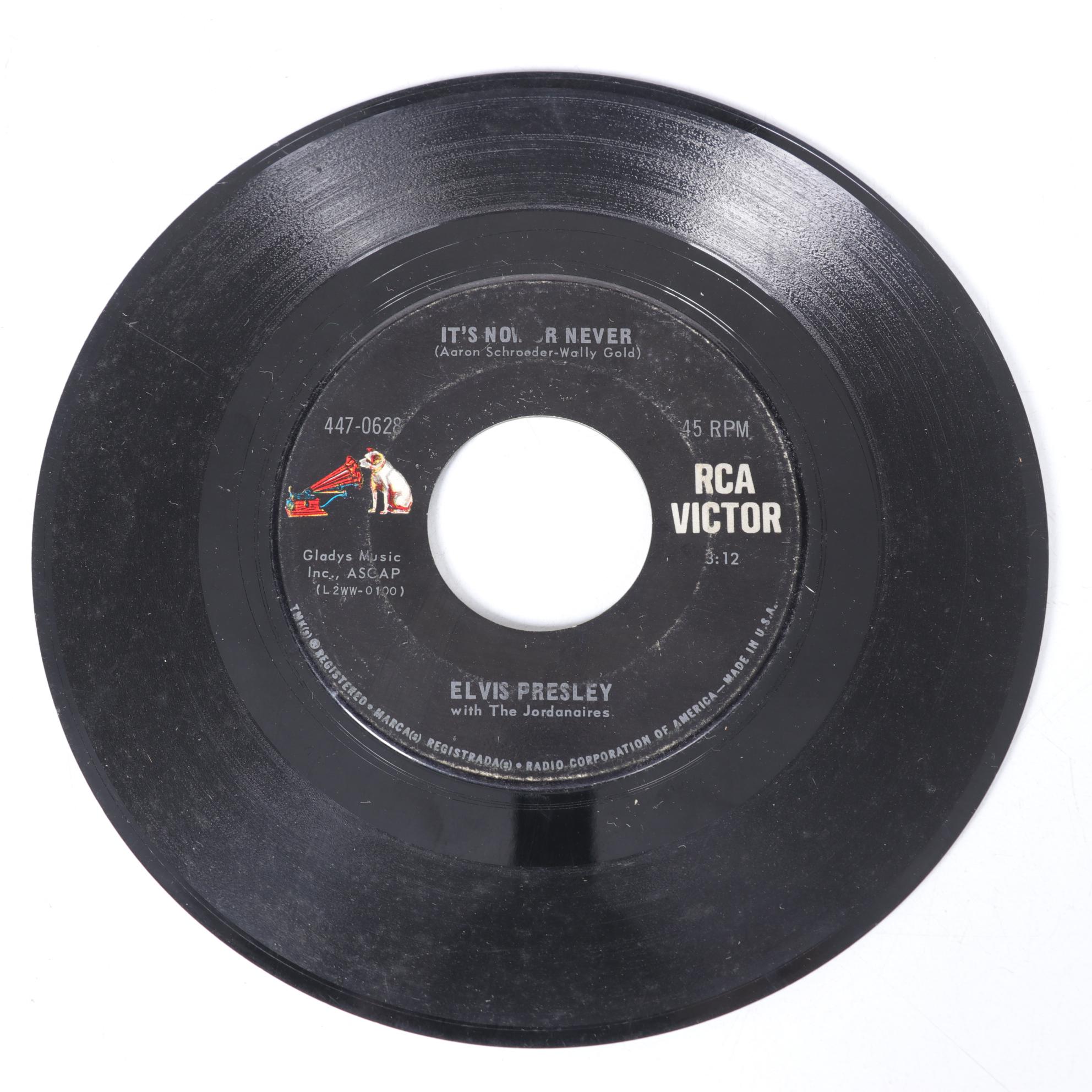Elvis, The Rolling Stones, Diana Ross, and More 45 RPM Records