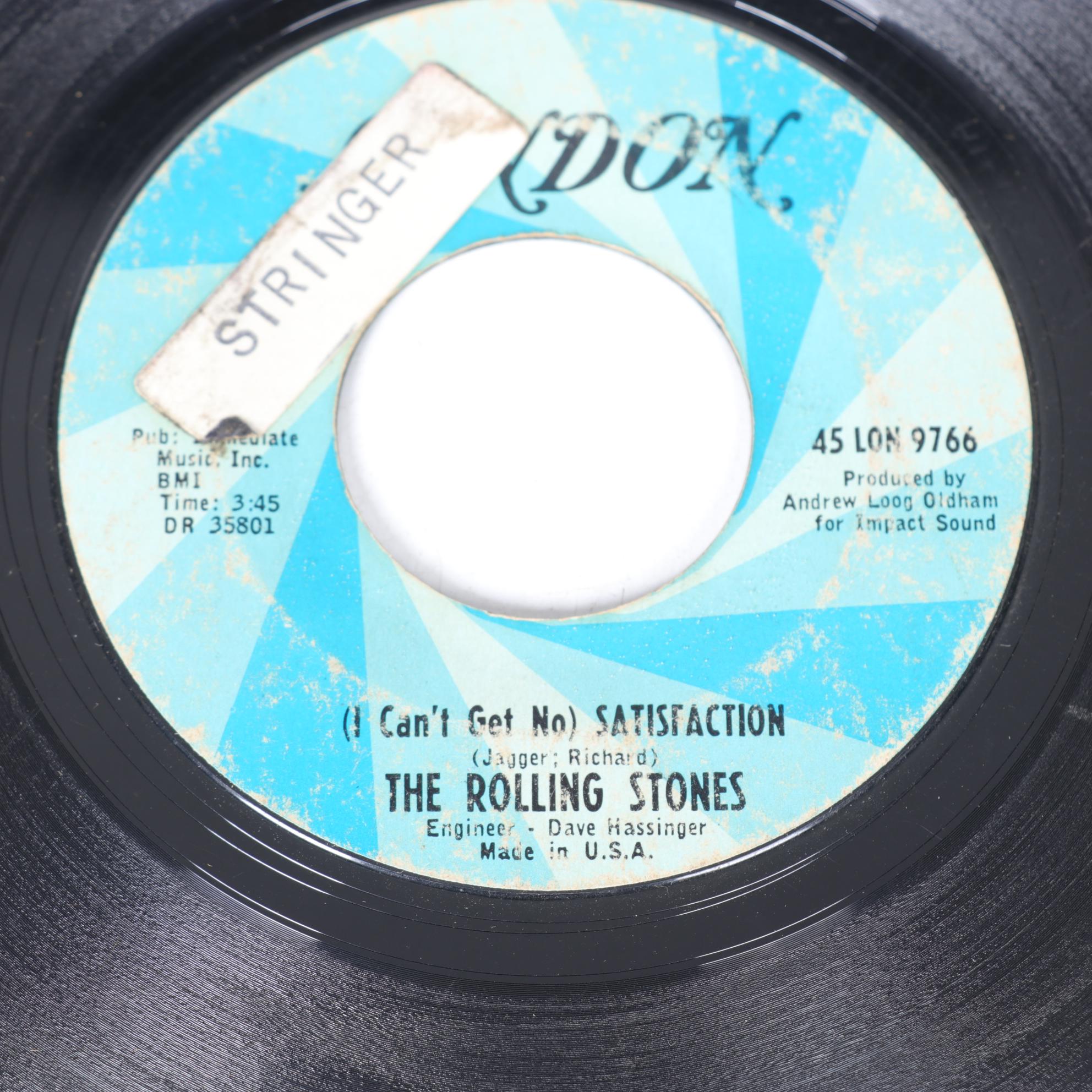 Elvis, The Rolling Stones, Diana Ross, and More 45 RPM Records