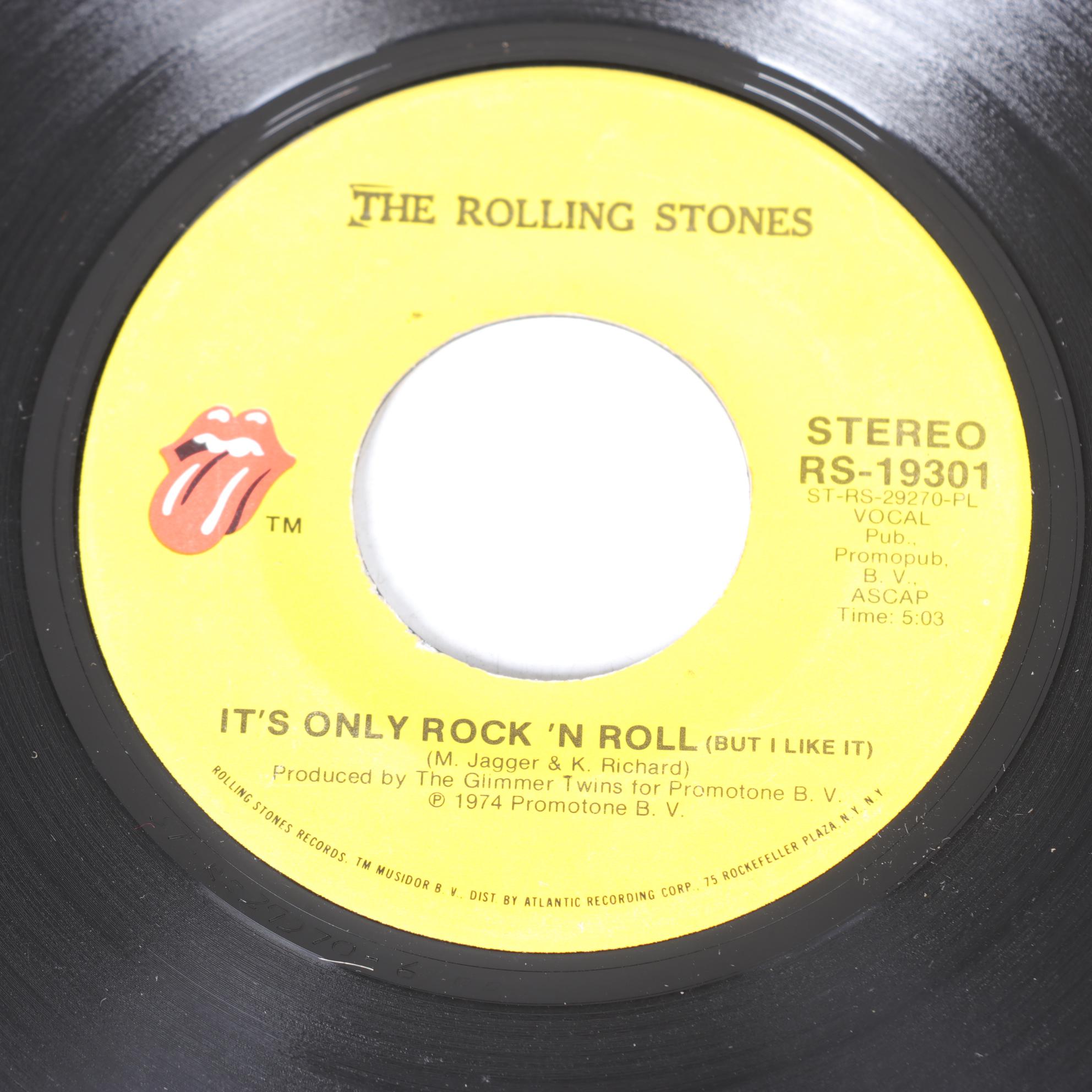 Elvis, The Rolling Stones, Diana Ross, and More 45 RPM Records