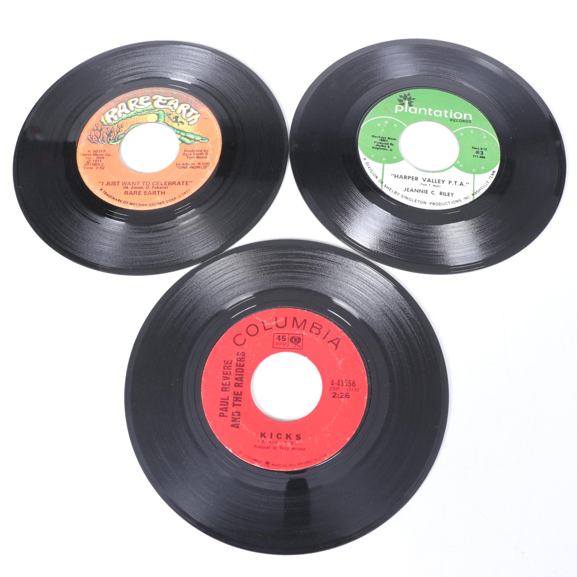 Elvis, The Rolling Stones, Diana Ross, and More 45 RPM Records