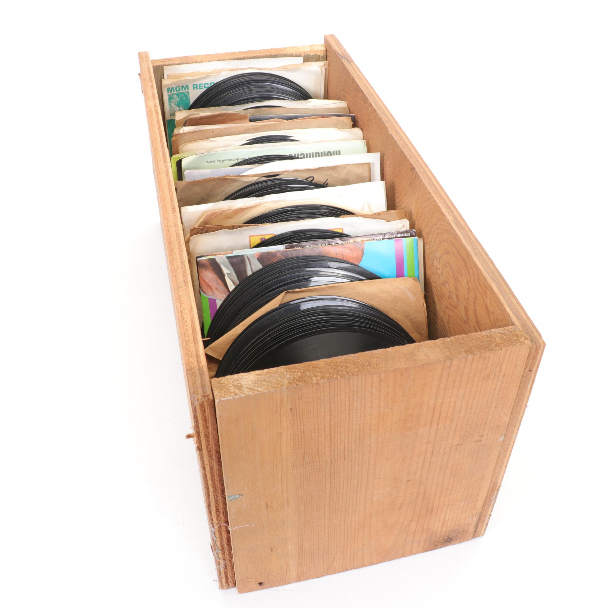 Elvis, The Rolling Stones, Diana Ross, and More 45 RPM Records