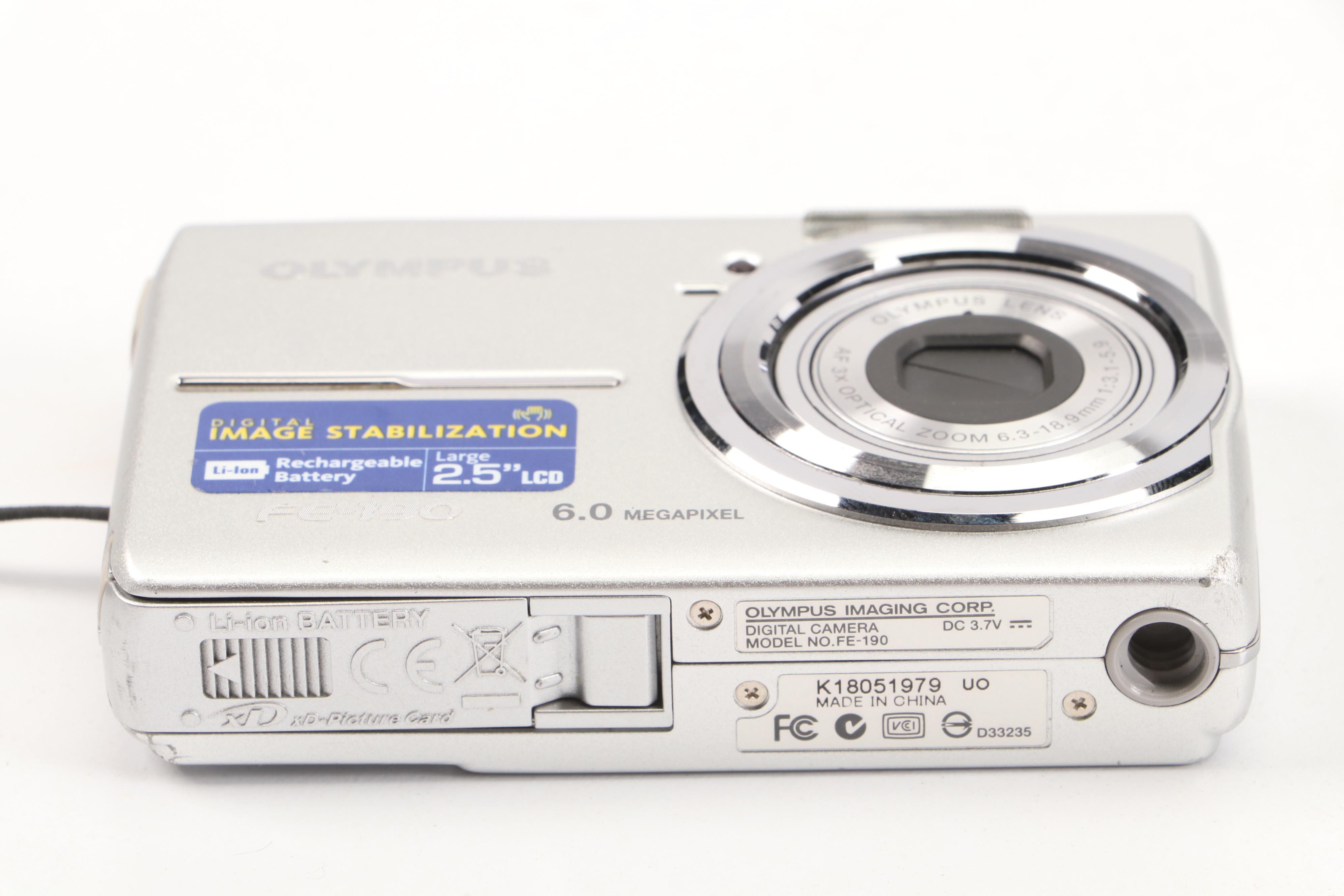 Olympus Camedia Digital Camera and FE-190 Digital Camera and More