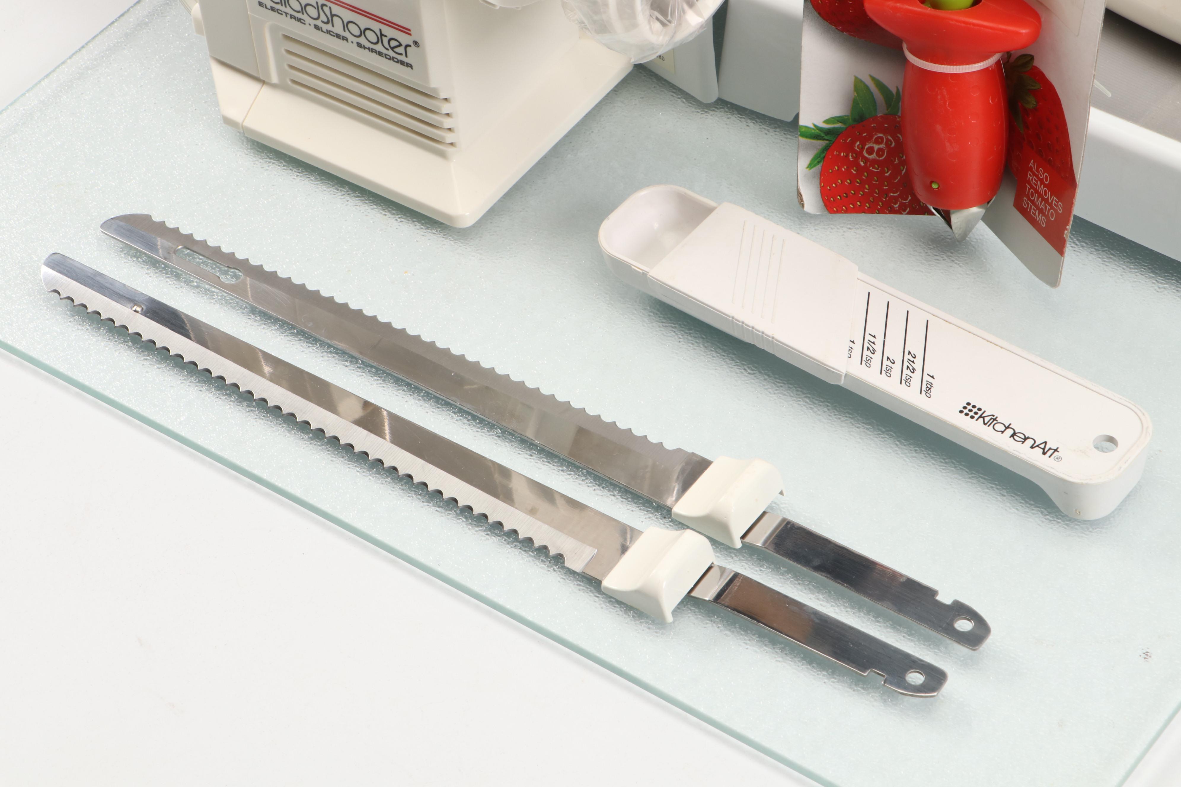 Presto Electric "Salad Shooter" with Other Kitchen Appliances and Utensils