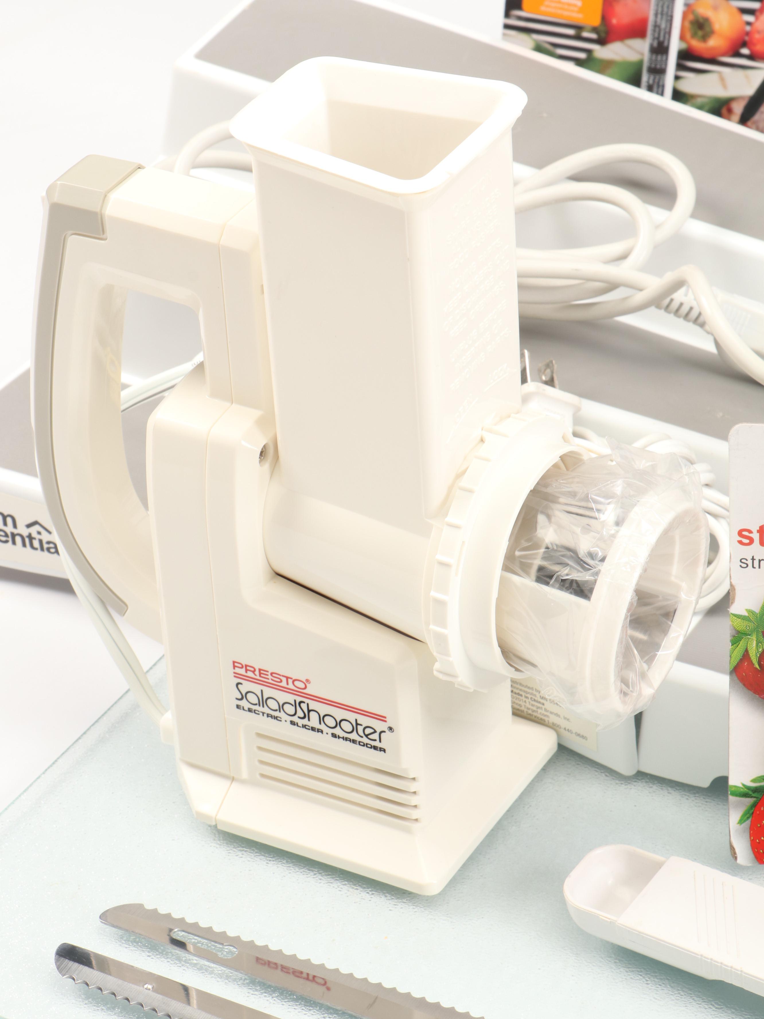 Presto Electric "Salad Shooter" with Other Kitchen Appliances and Utensils