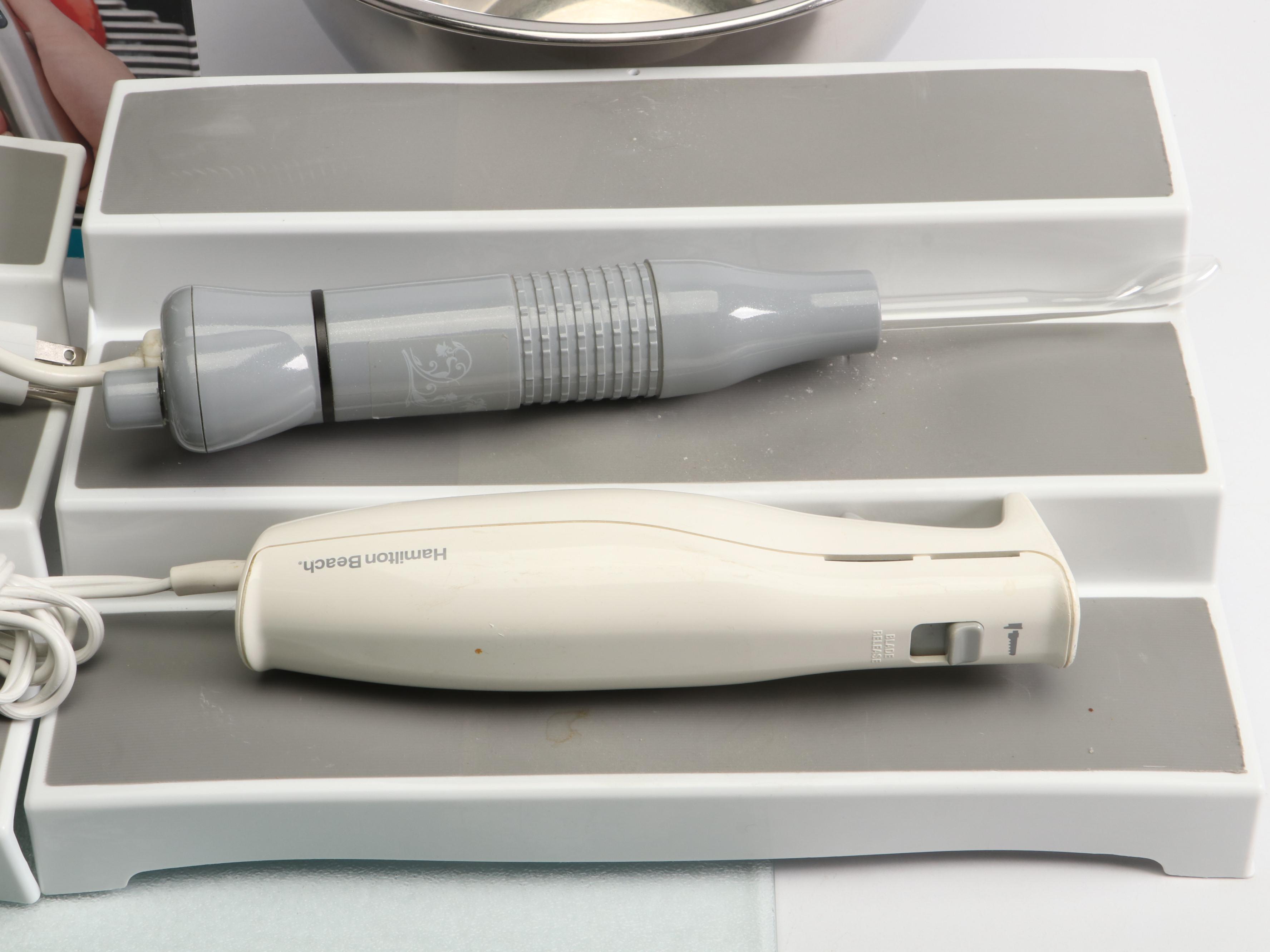 Presto Electric "Salad Shooter" with Other Kitchen Appliances and Utensils