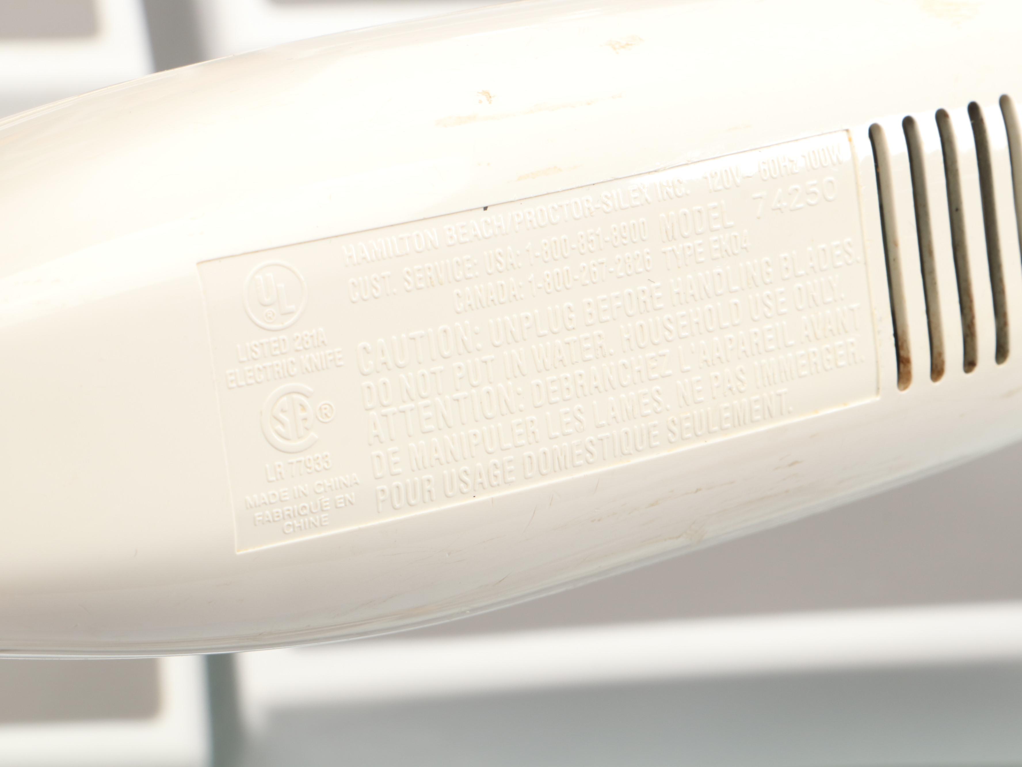 Presto Electric "Salad Shooter" with Other Kitchen Appliances and Utensils