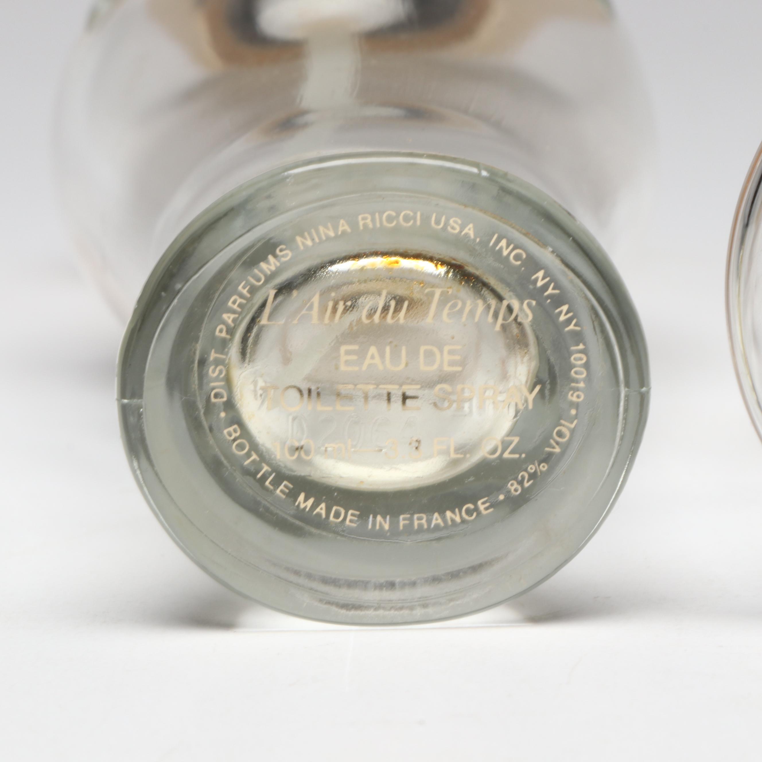 International Silver Glass & Sterling Inkwell, Perfume Bottles & Vanity Décor