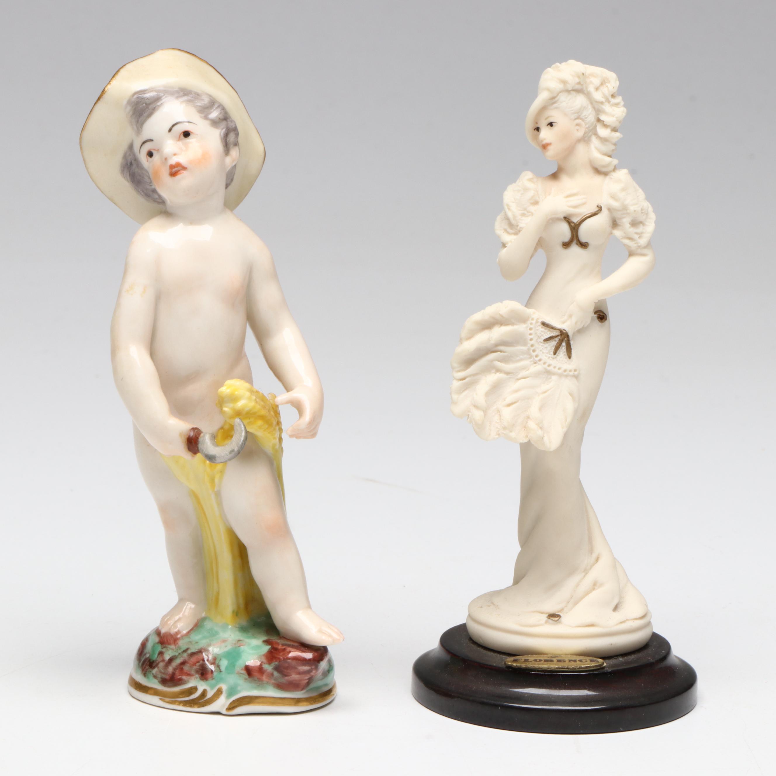 International Silver Glass & Sterling Inkwell, Perfume Bottles & Vanity Décor