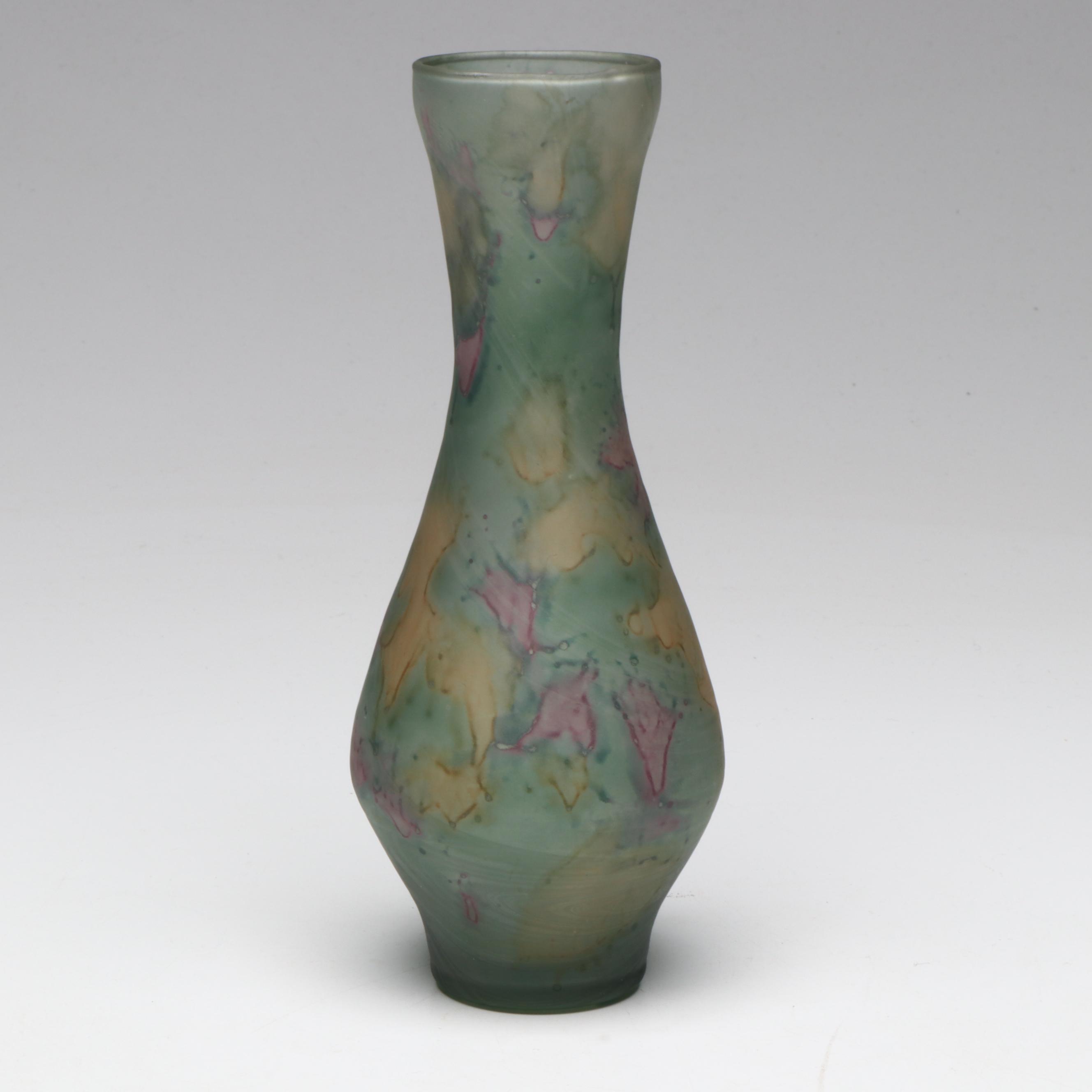 International Silver Glass & Sterling Inkwell, Perfume Bottles & Vanity Décor