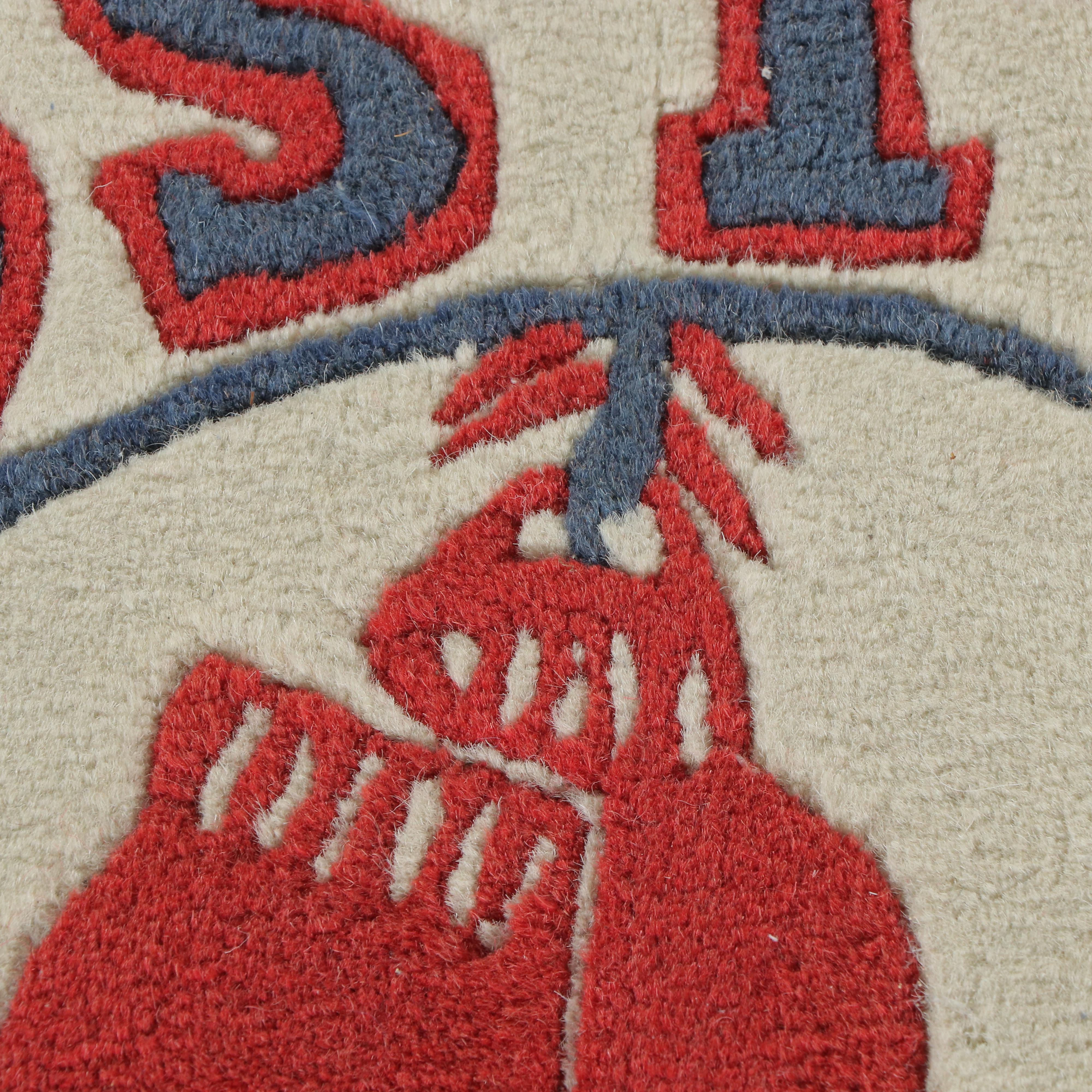 3'1 x 5' Hand-Tufted Boston Red Sox Accent Rug