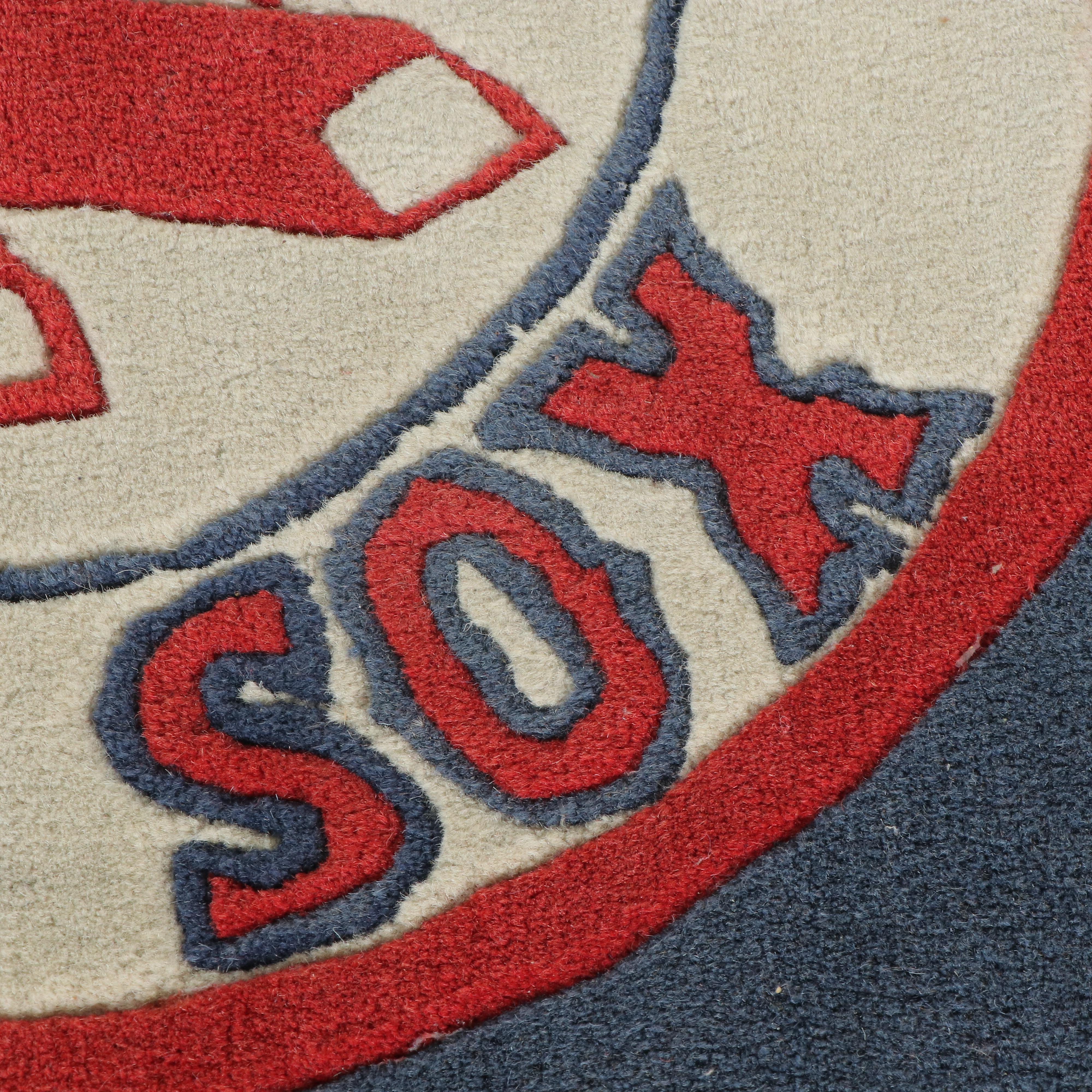 3'1 x 5' Hand-Tufted Boston Red Sox Accent Rug
