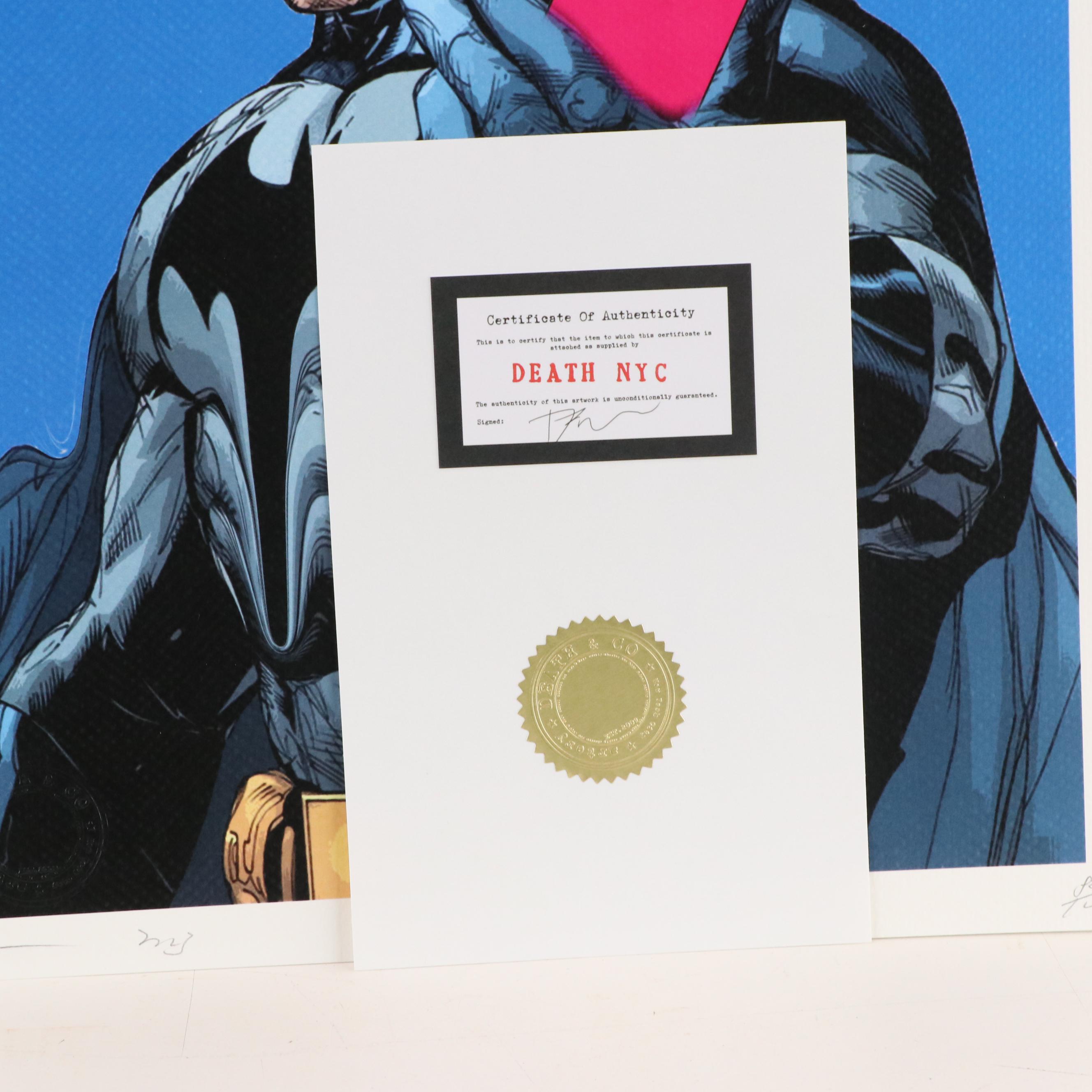 Death NYC Graphic Digital Print Featuring Batman x Coca-Cola, 2023