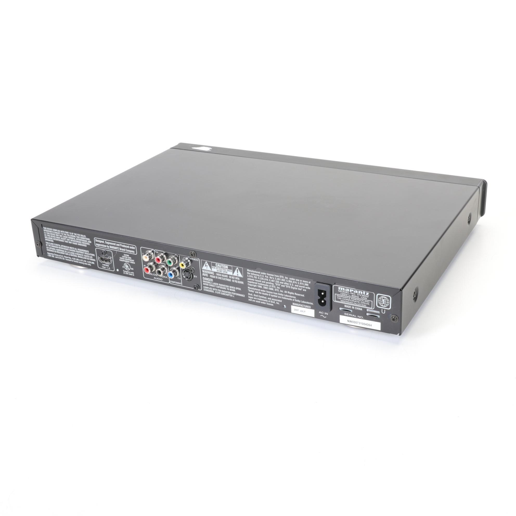 Marantz DVD Player with Belkin Pure AV Theater Battery