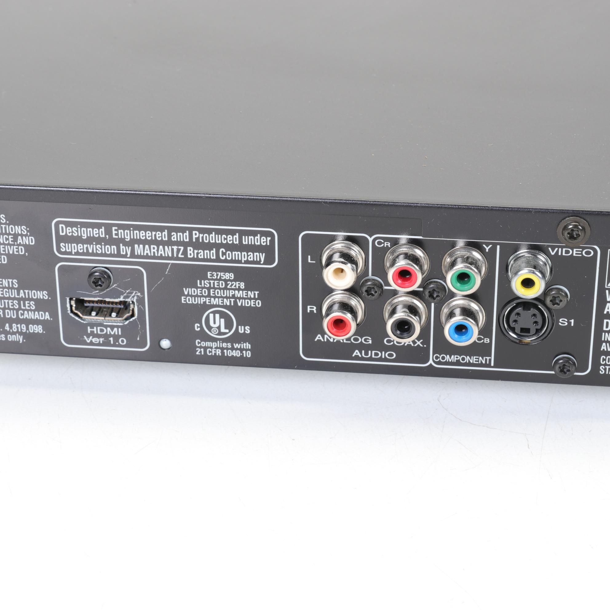 Marantz DVD Player with Belkin Pure AV Theater Battery