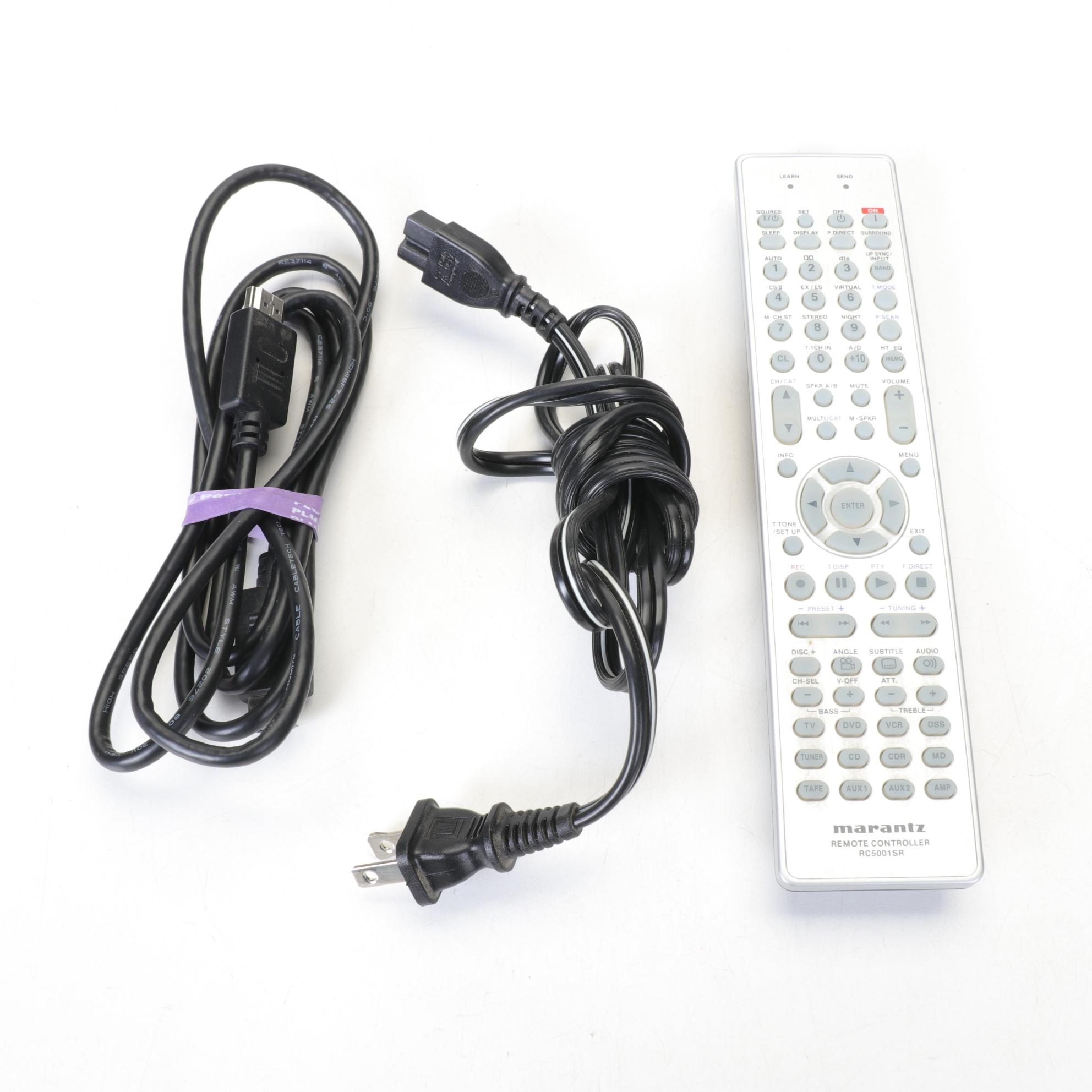 Marantz DVD Player with Belkin Pure AV Theater Battery