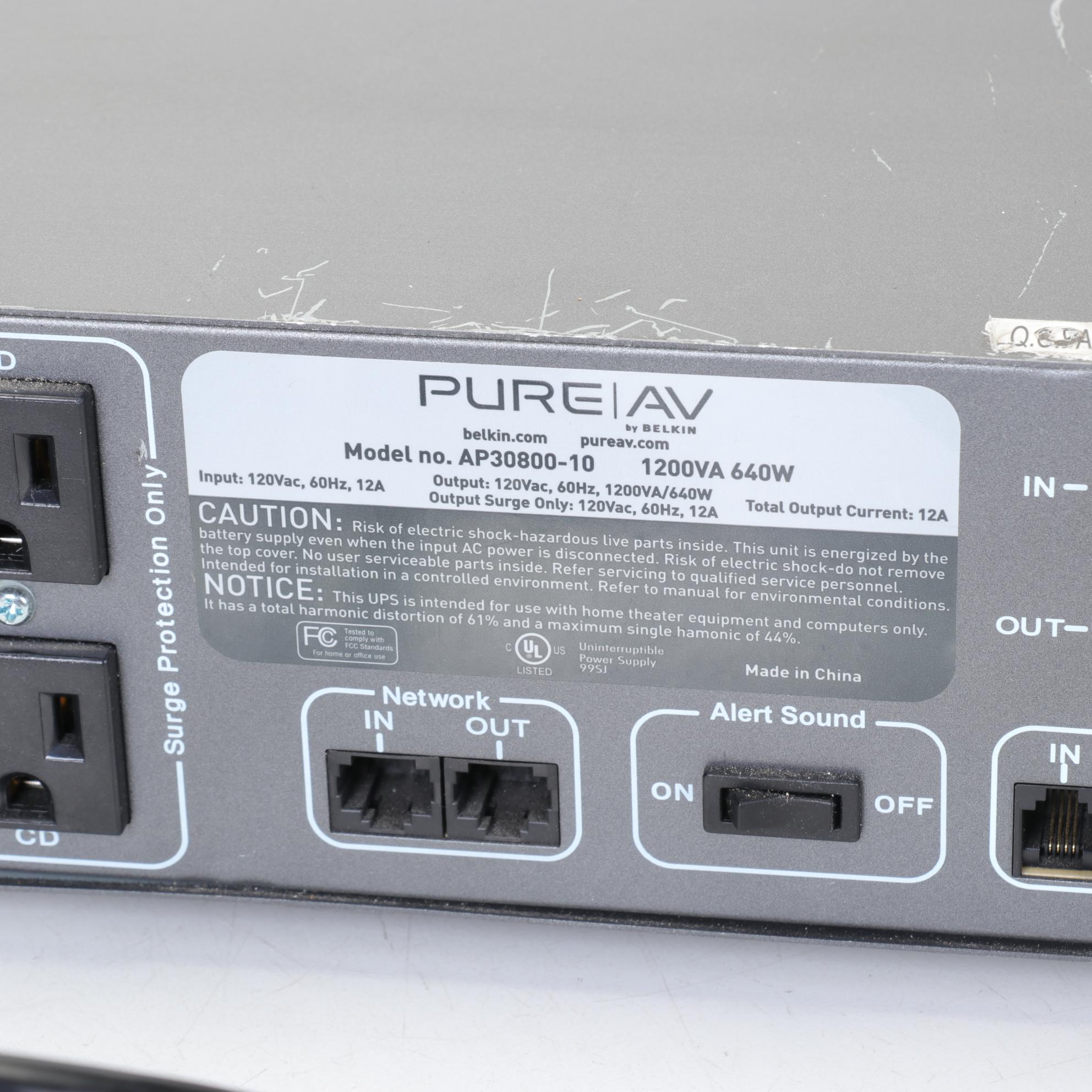 Marantz DVD Player with Belkin Pure AV Theater Battery