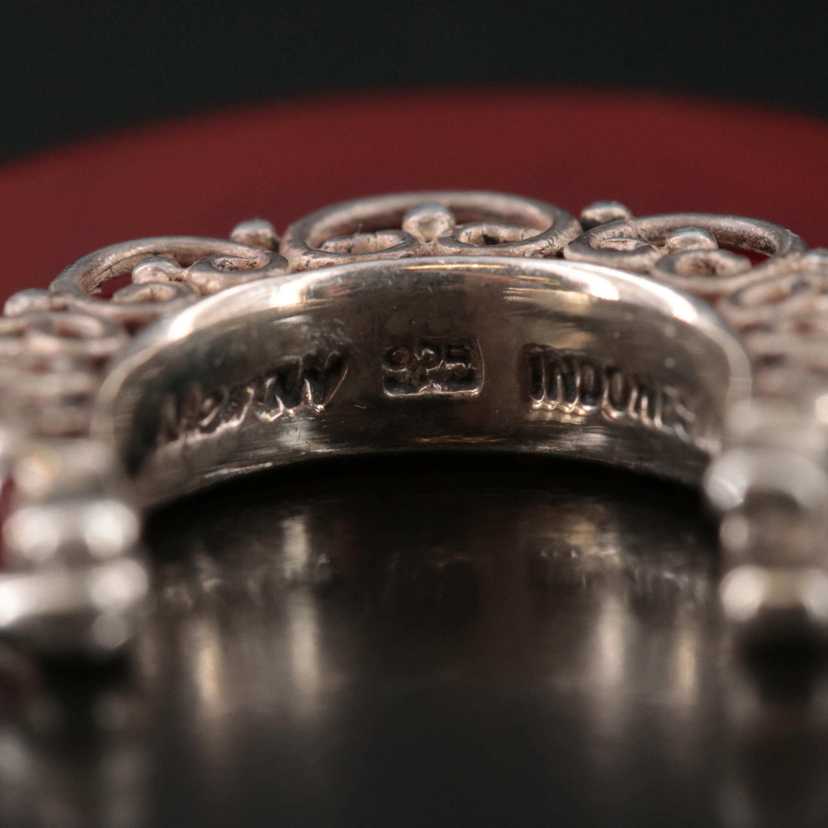 Meran Sterling Carnelian Earrings