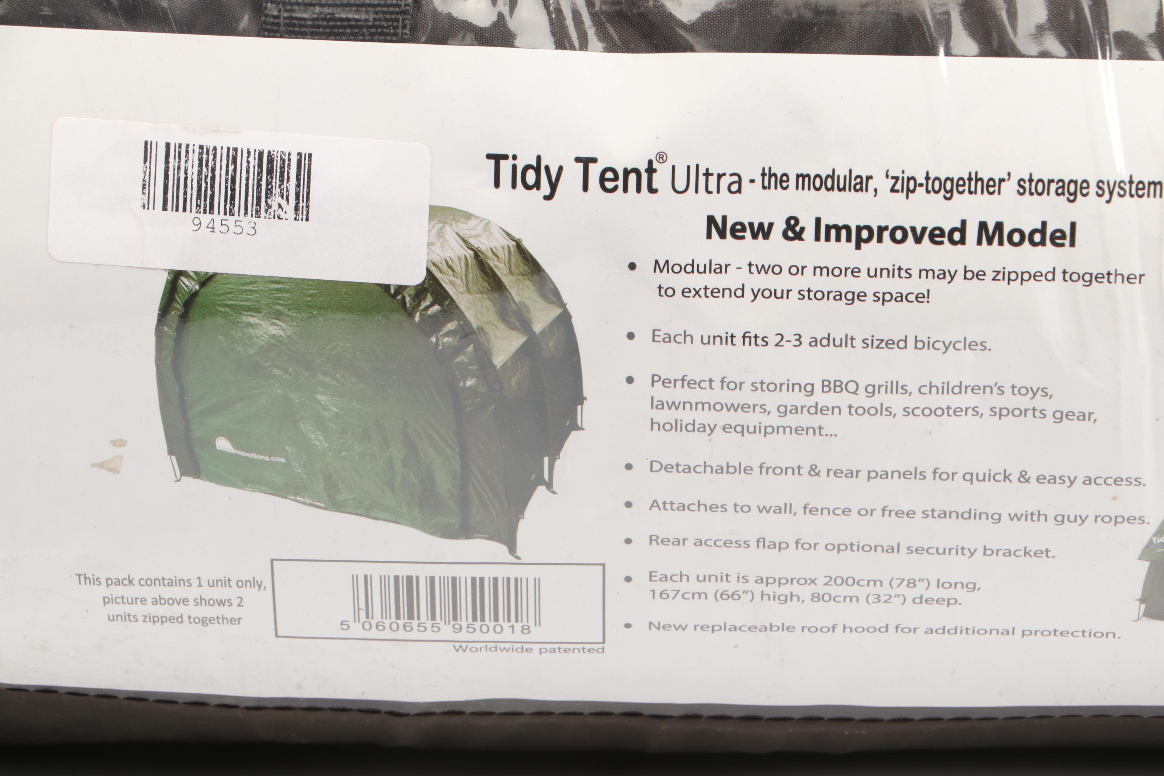 Tidy Tent Ultra Portable Storage Tent