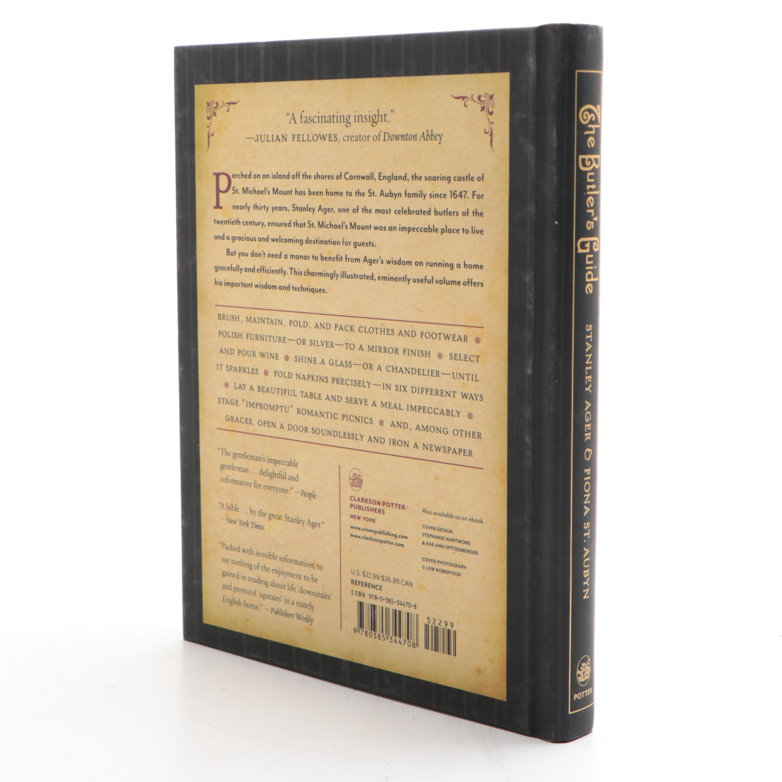 "The Butler's Guide to Running the Home" by Stanley Ager and Fiona St. Aubyn