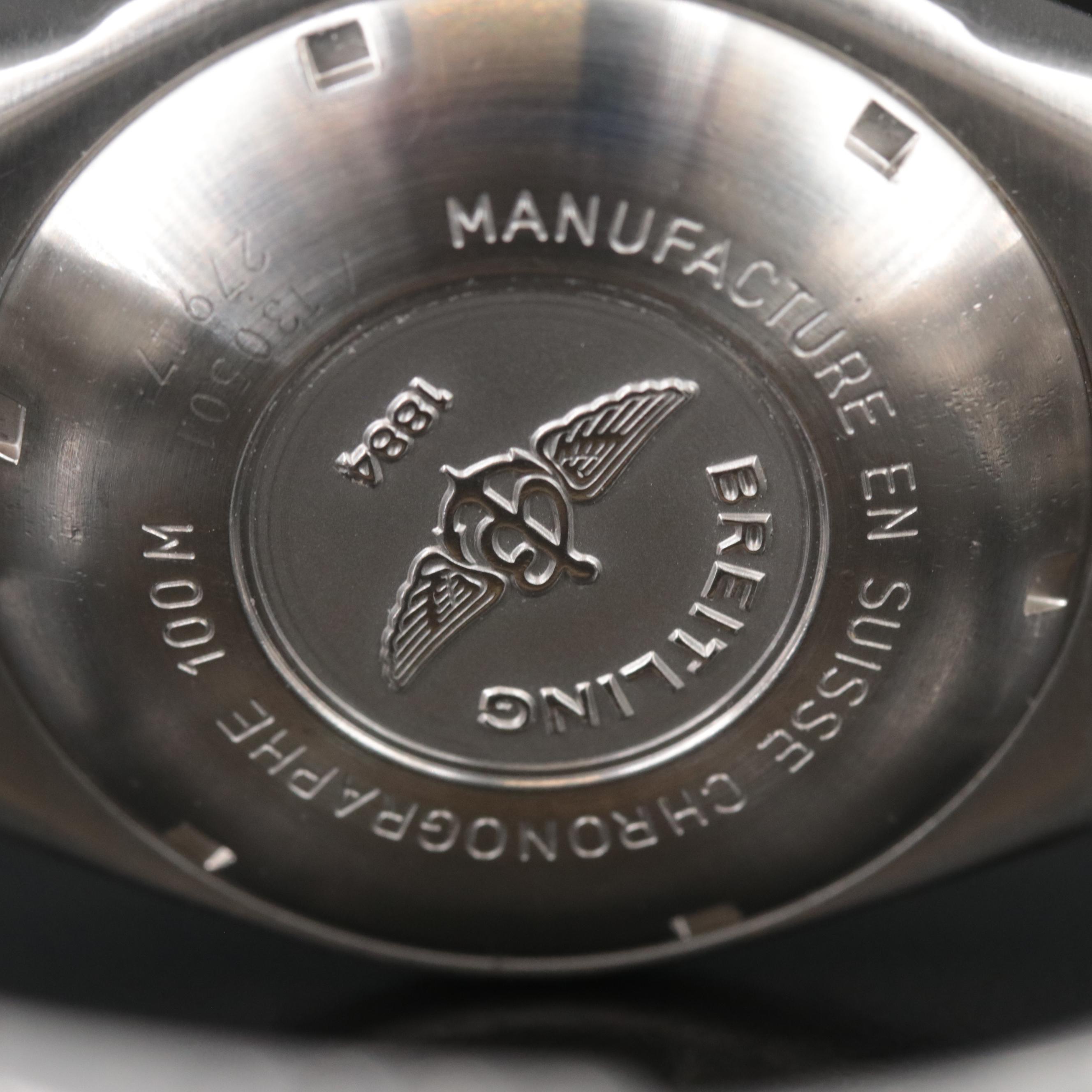 Breitling Chronomat Black Steel Serie Speciale 39mm Automatic Watch