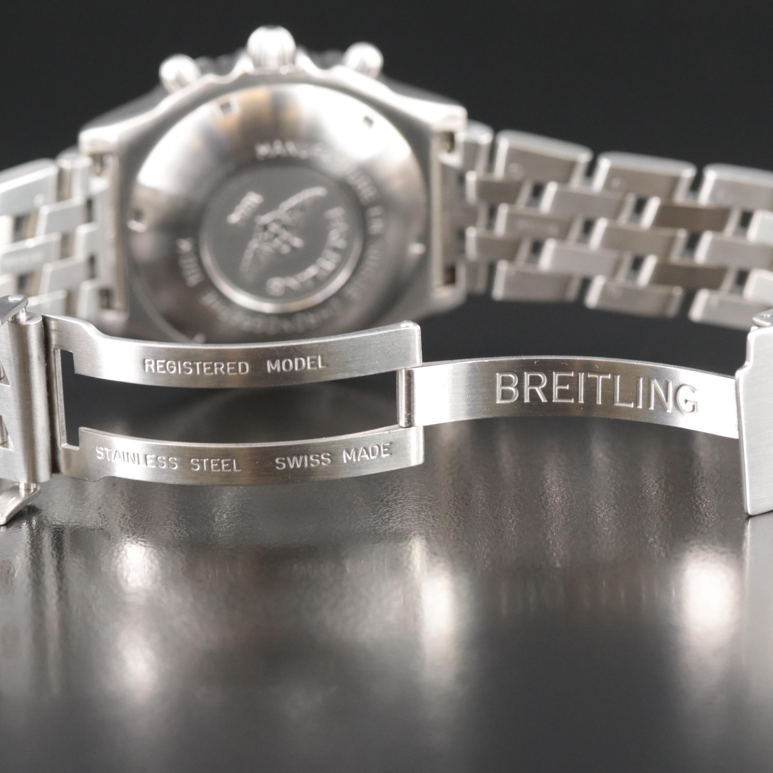 Breitling Chronomat Black Steel Serie Speciale 39mm Automatic Watch