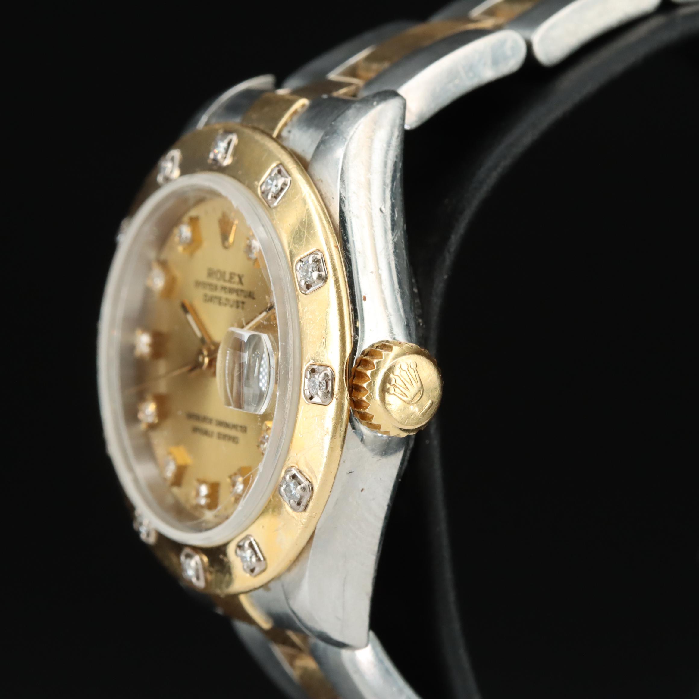 1993 - 94 Rolex Custom Diamond Dial and Bezel Datejust Watch