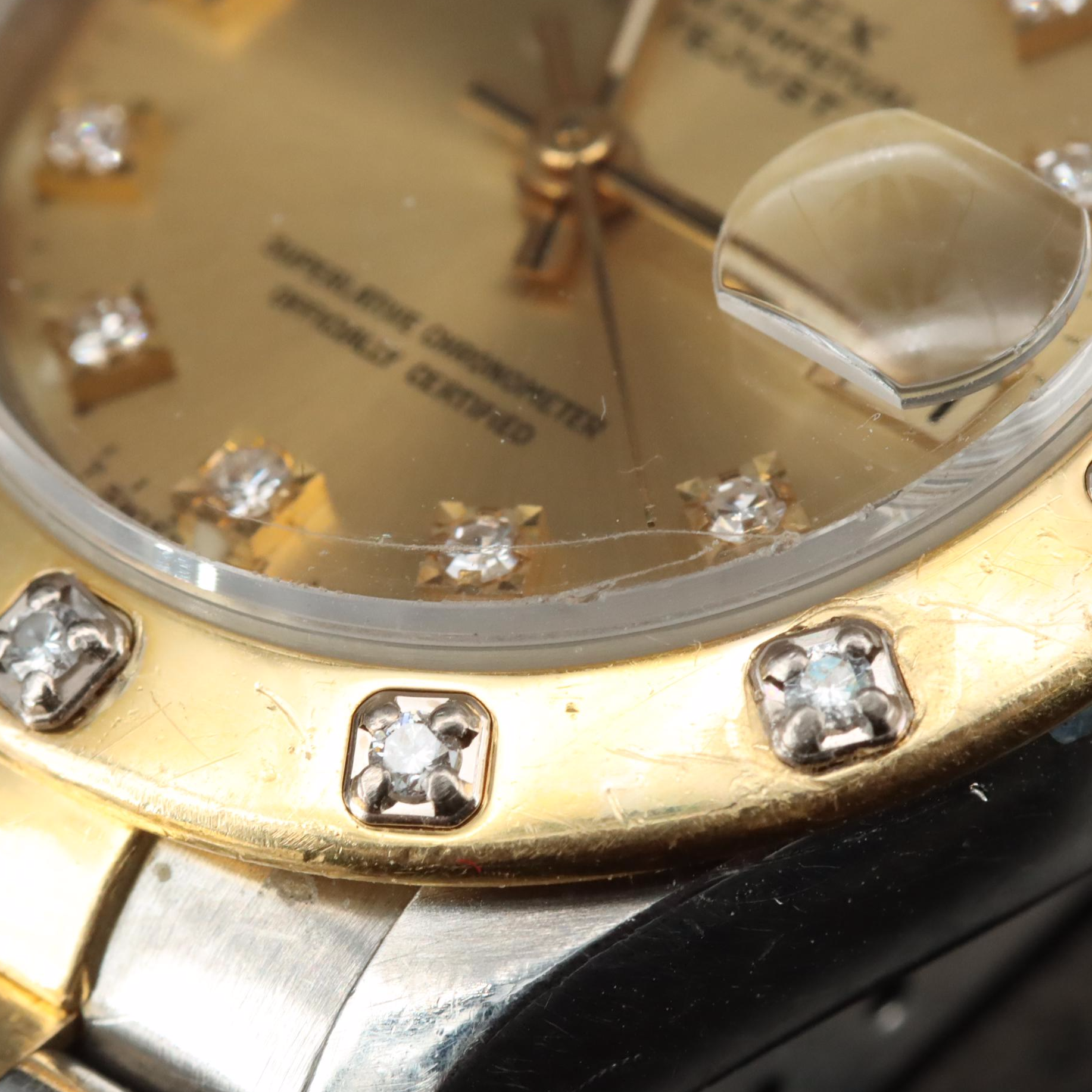 1993 - 94 Rolex Custom Diamond Dial and Bezel Datejust Watch