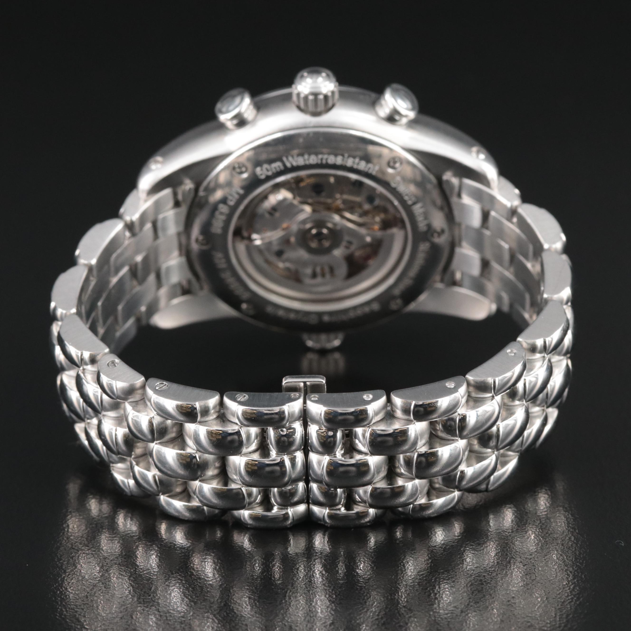 Maurice Lacroix Masterpiece Chronograph Globe GMT 43mm Automatic Watch