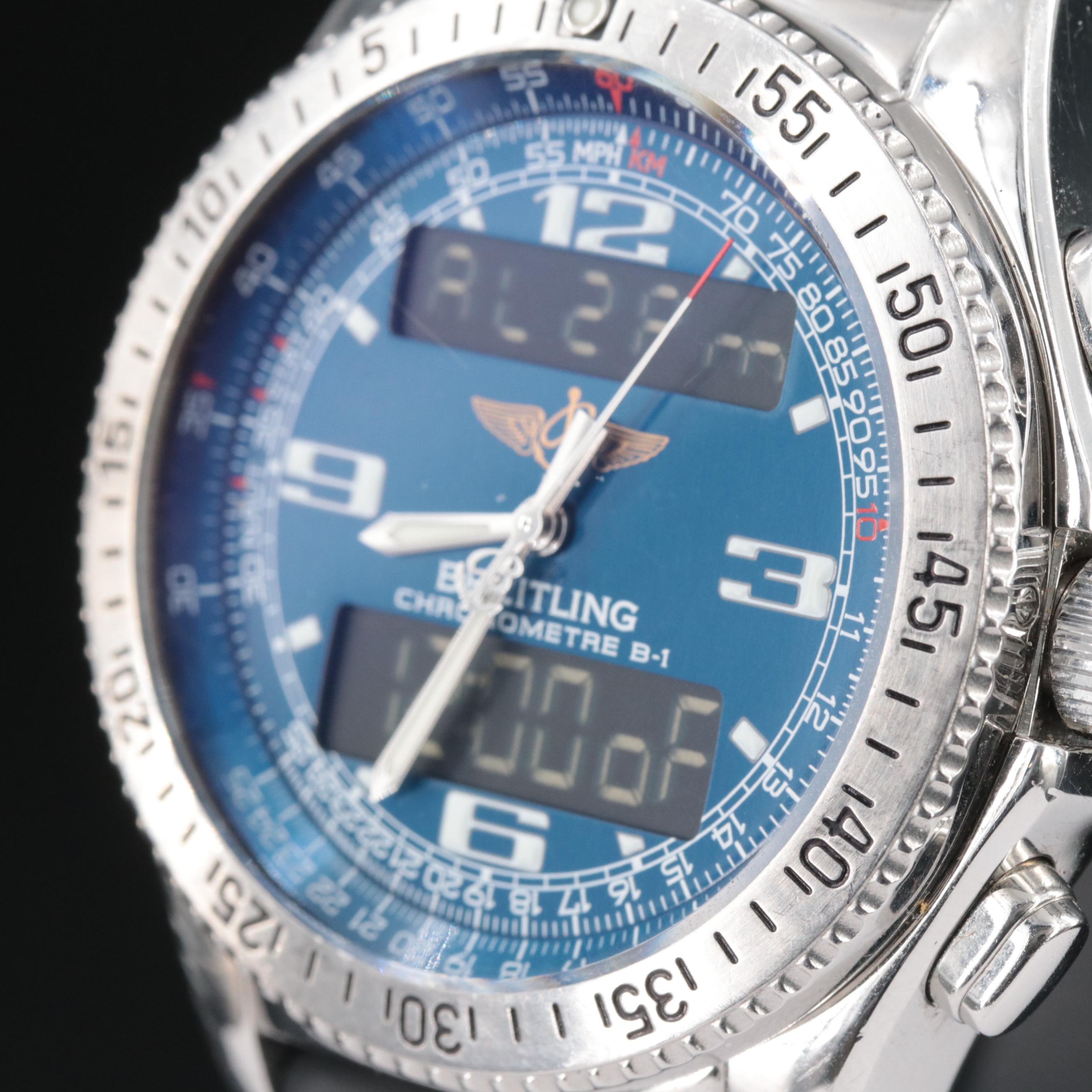 Breitling Professional B1 Blue Steel 43mm SuperQuartz Watch