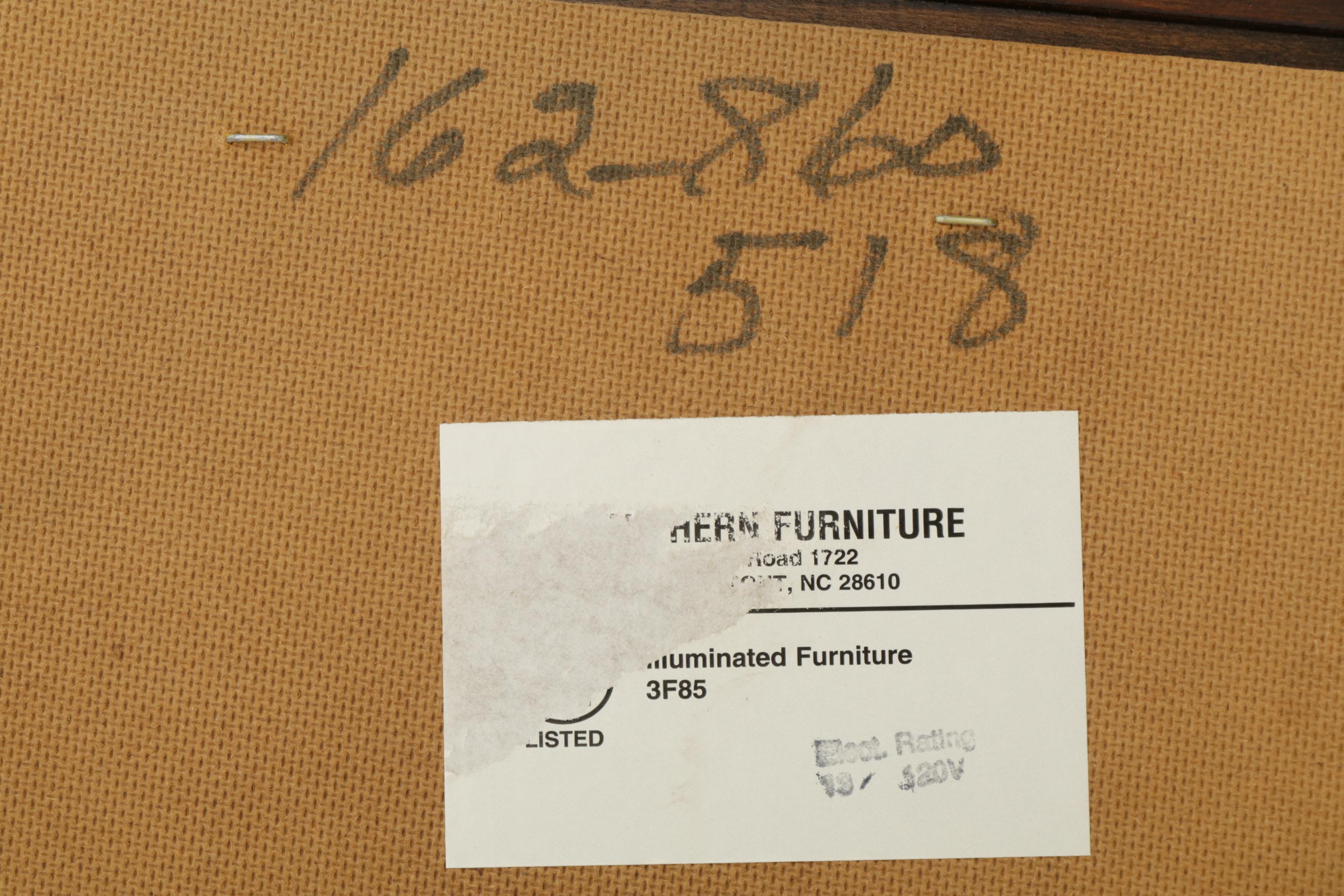 Mahogany Armoire Style Fold-Out Desk, 21st Century