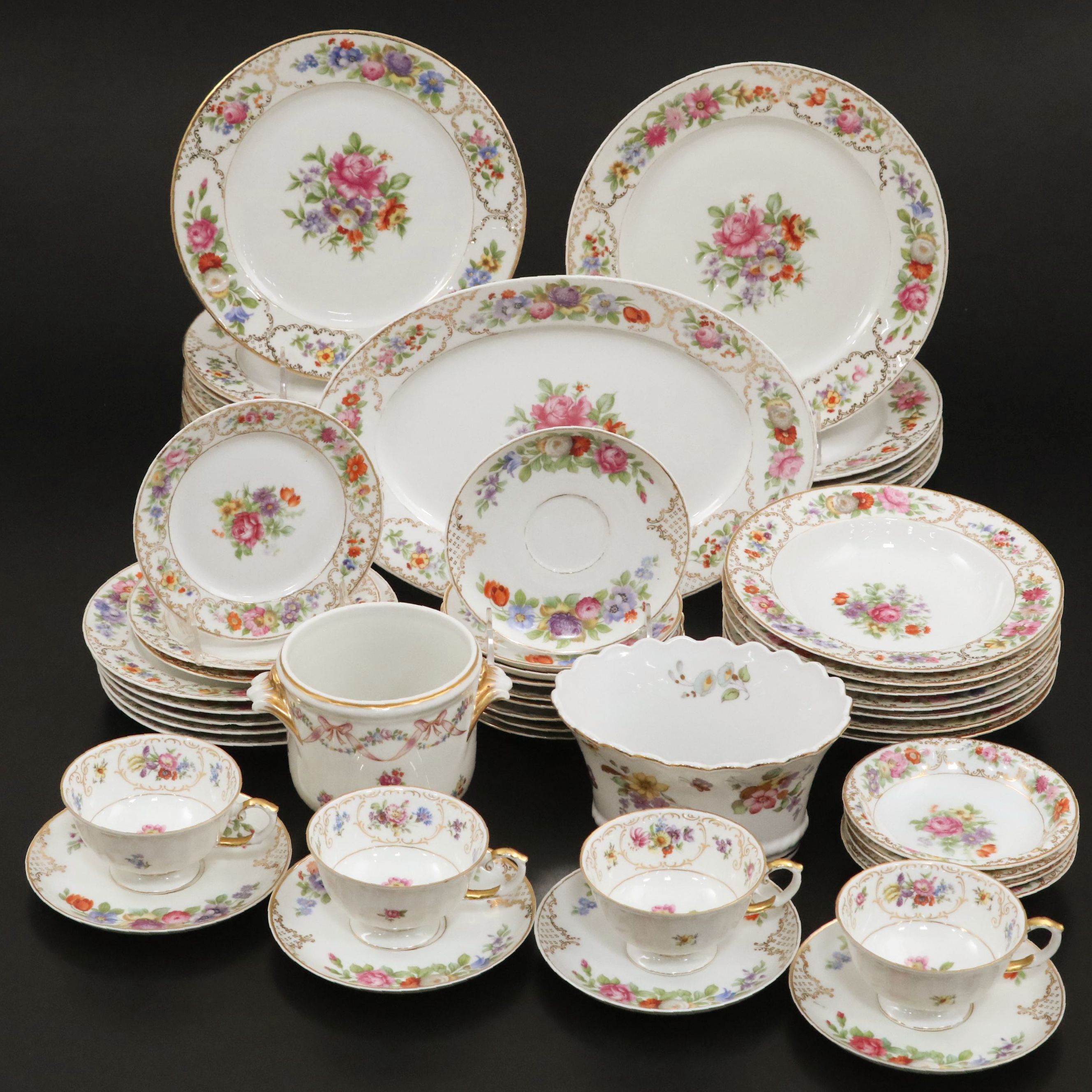Franconia "Dresden Flowers" and More European Porcelain Dinnerware