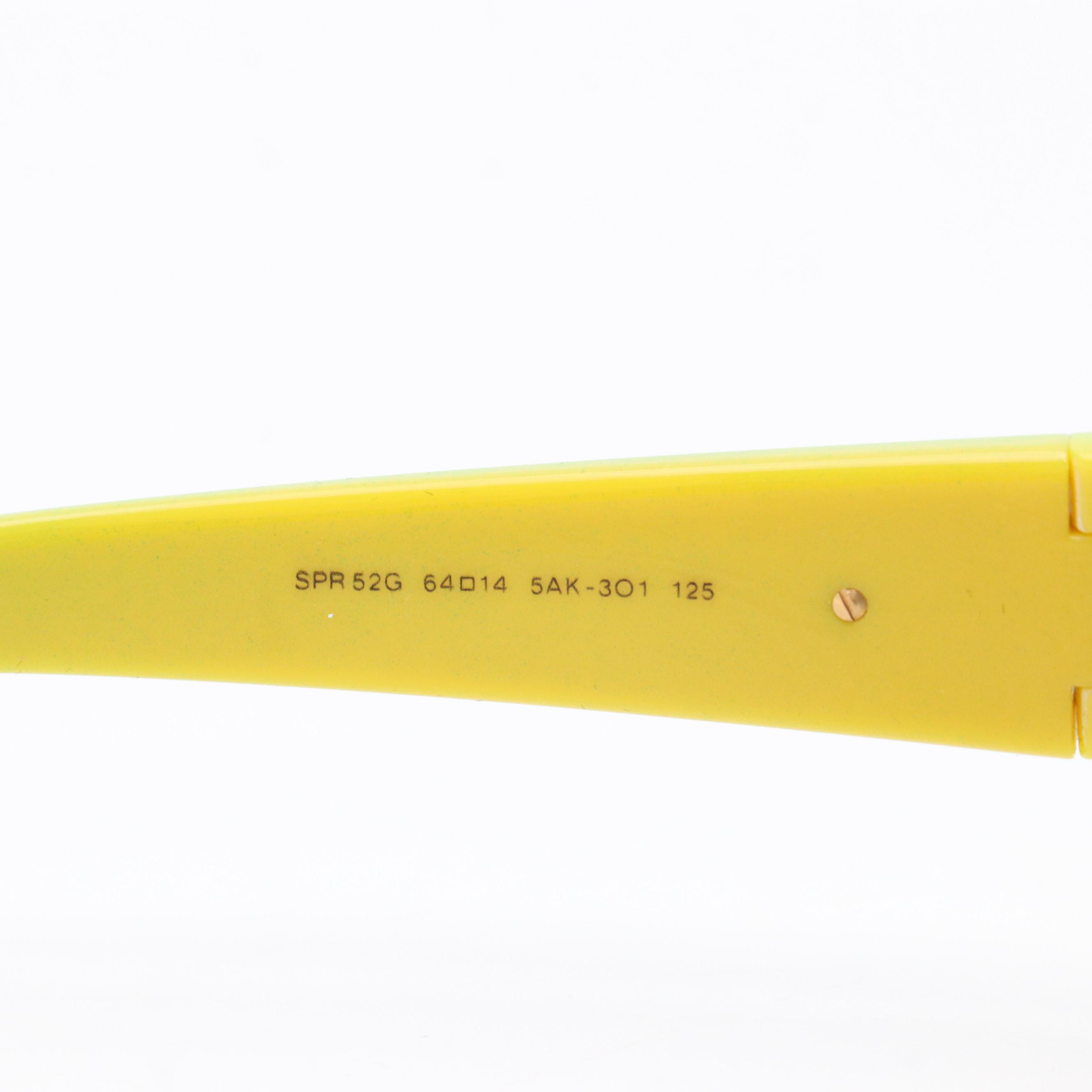 Prada Sport SPR52G Green/Yellow Sunglasses with Case