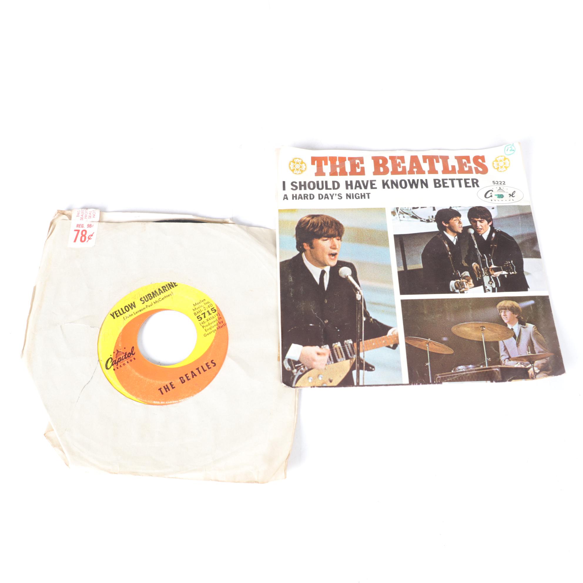 The Beatles, Frank Sinatra, The Rolling Stones, and More 45 RPM Records