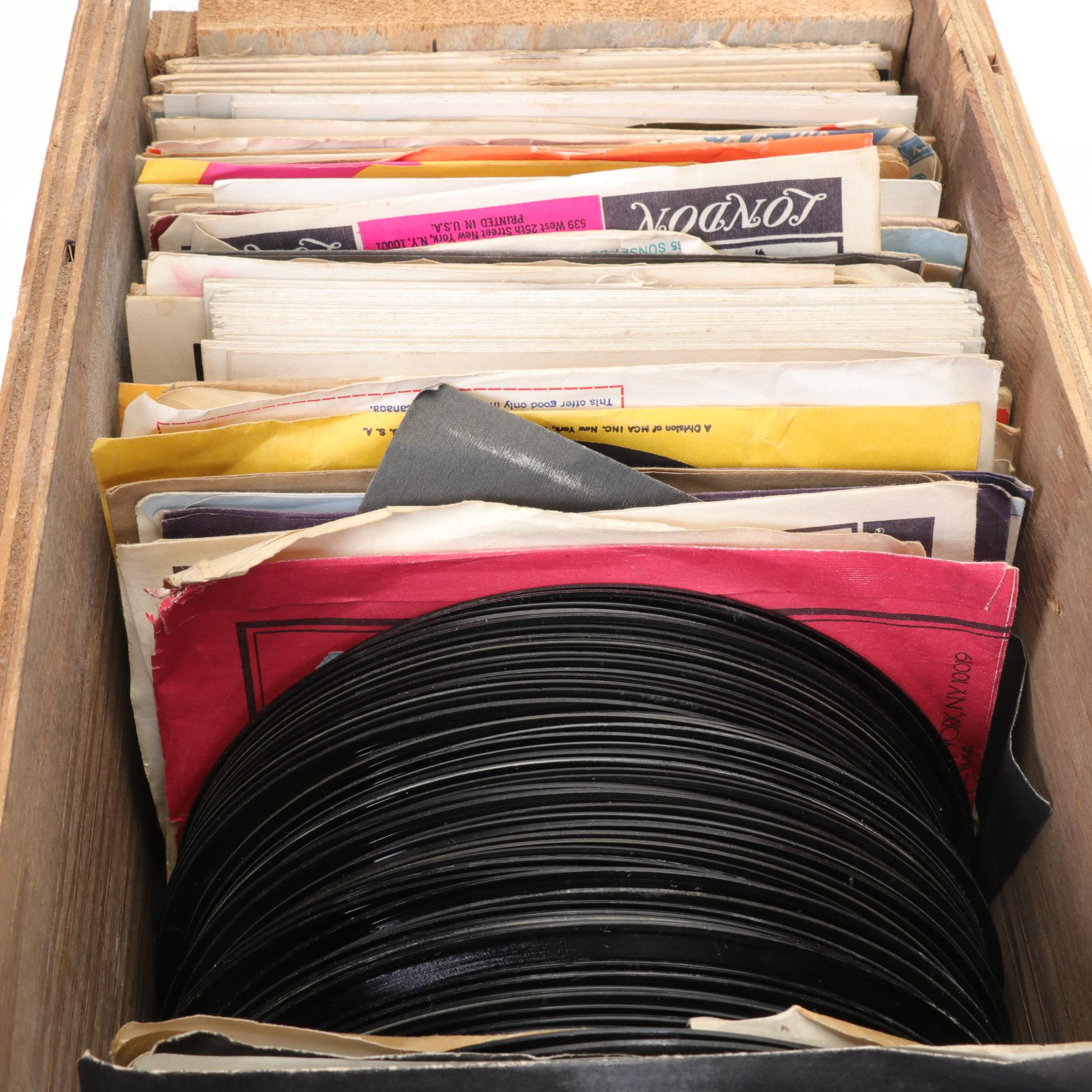 The Beatles, Frank Sinatra, The Rolling Stones, and More 45 RPM Records