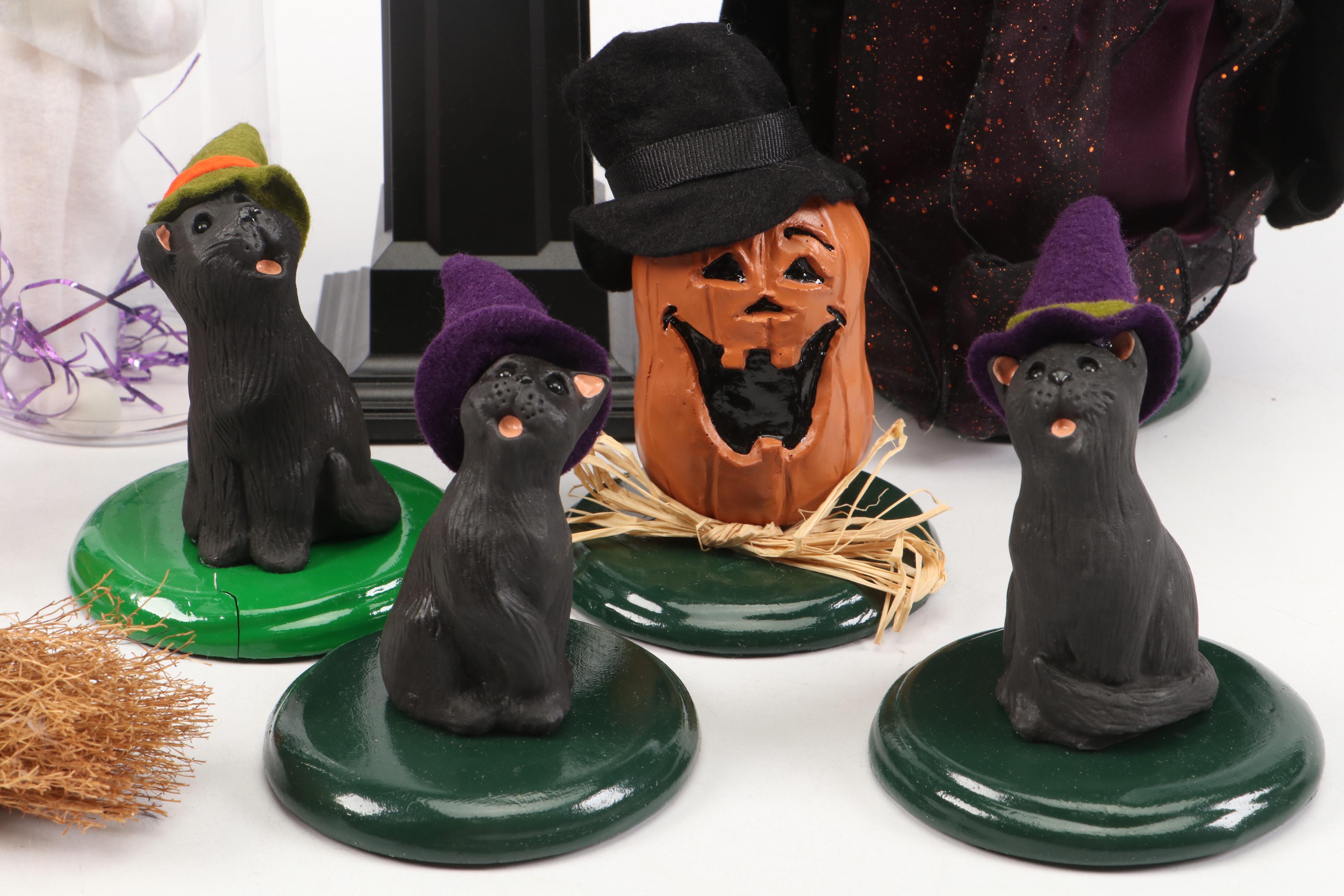 Byers' Choice "Witch with Flowers" and More Halloween Figurines