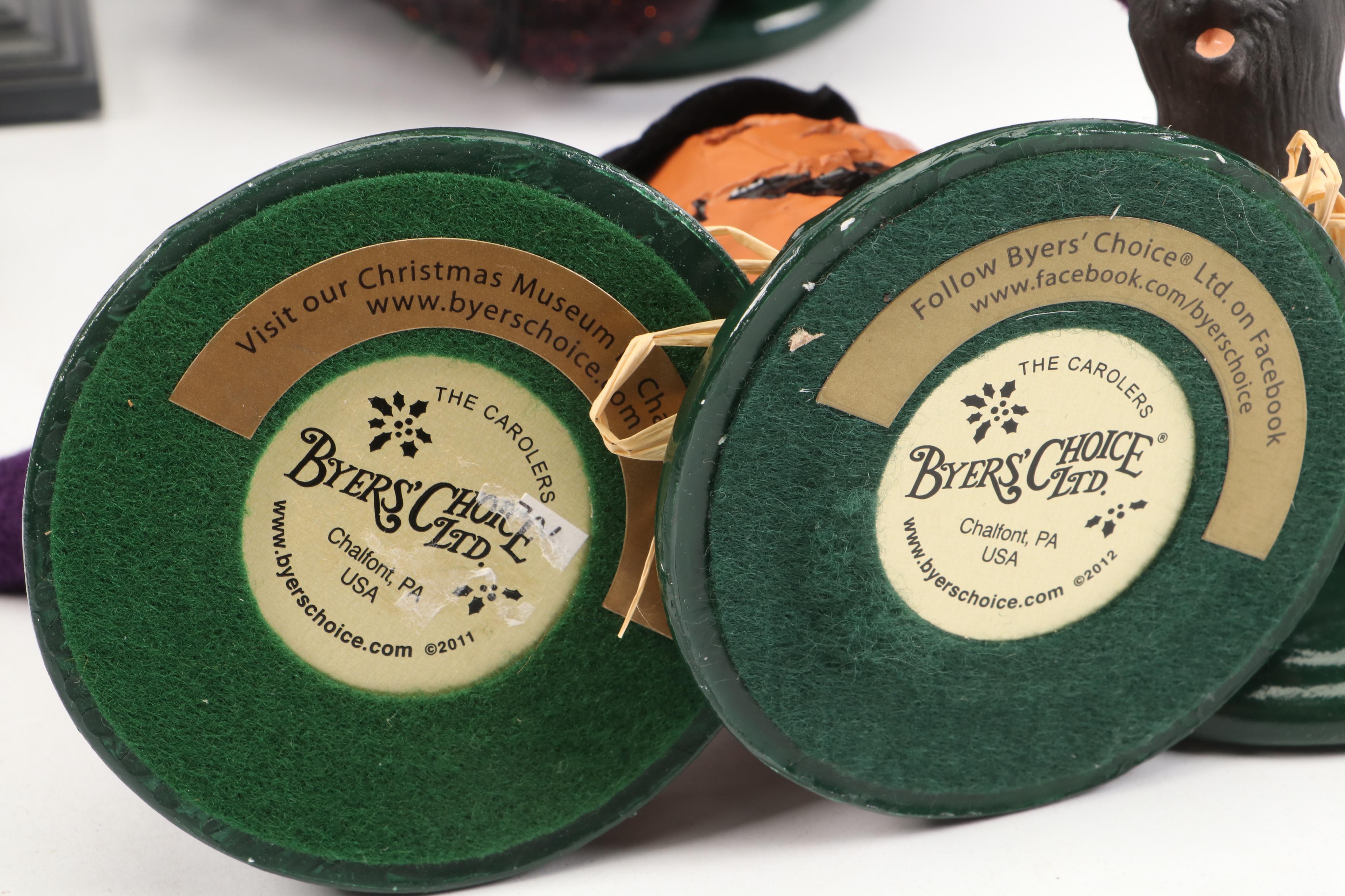 Byers' Choice "Witch with Flowers" and More Halloween Figurines