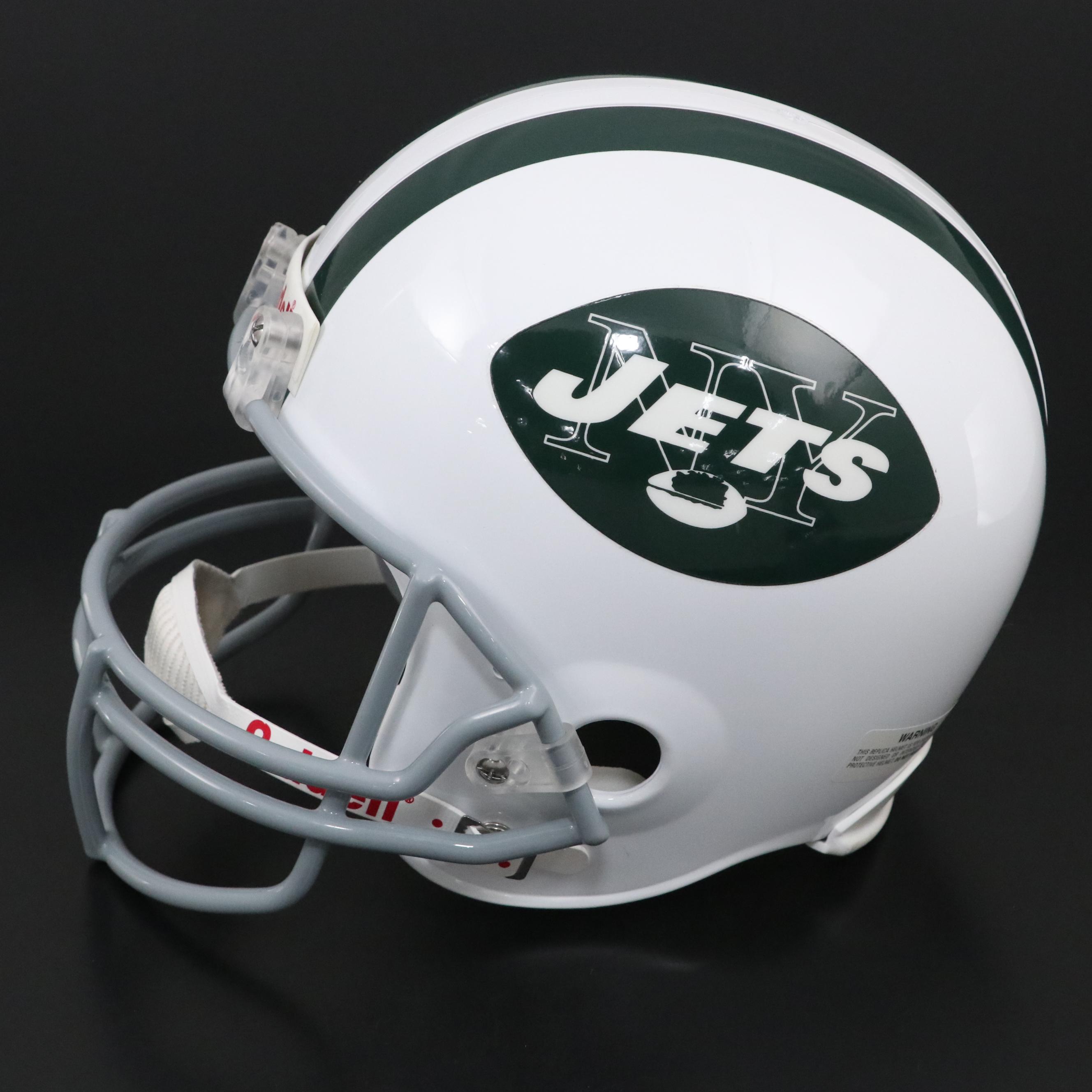 Brett Favre Signed New York Jets Riddell Full-Size Replica Football Helmet