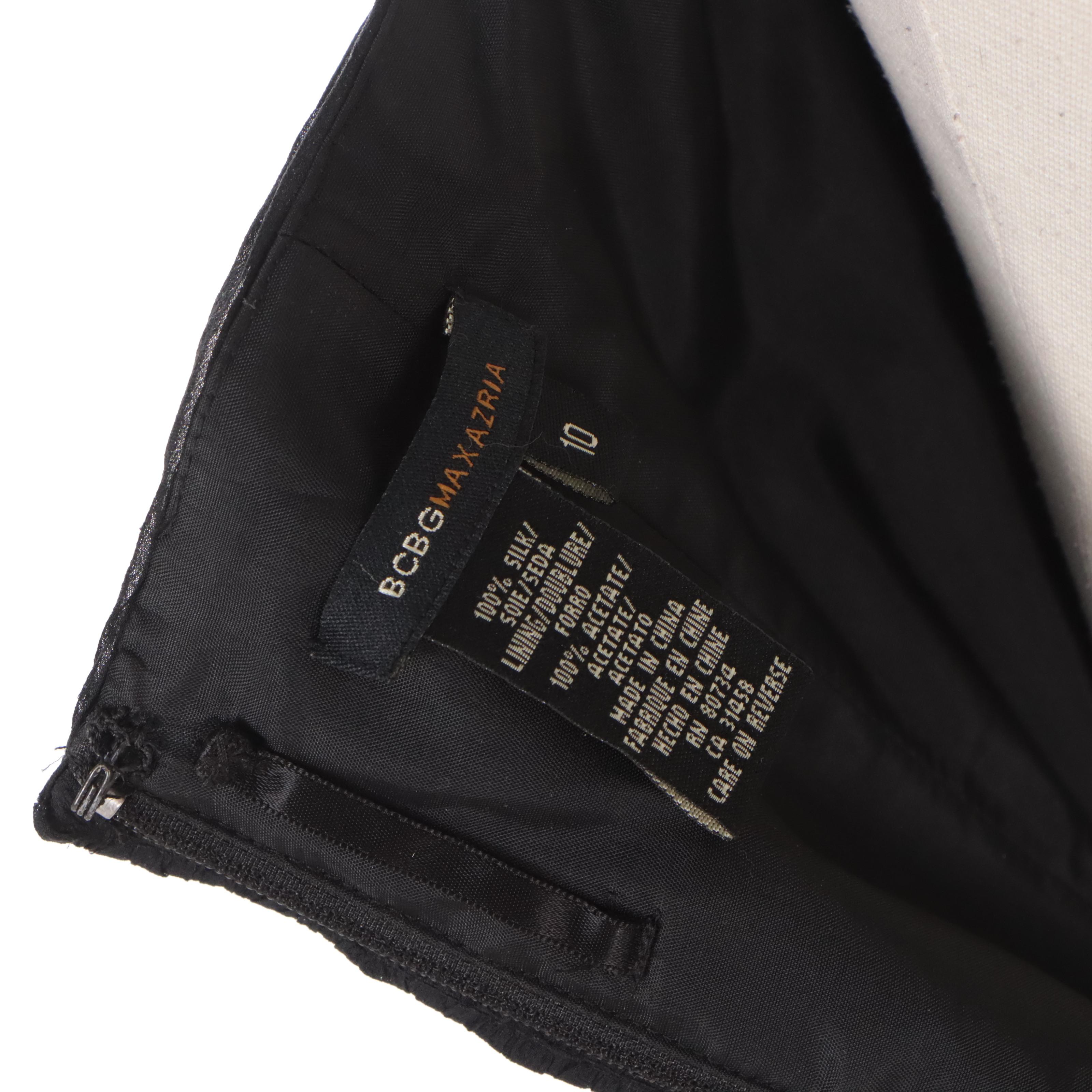 BCBG Max Azria Strapless and Ann Tjian for Kenar Sleeveless Silk Evening Dresses