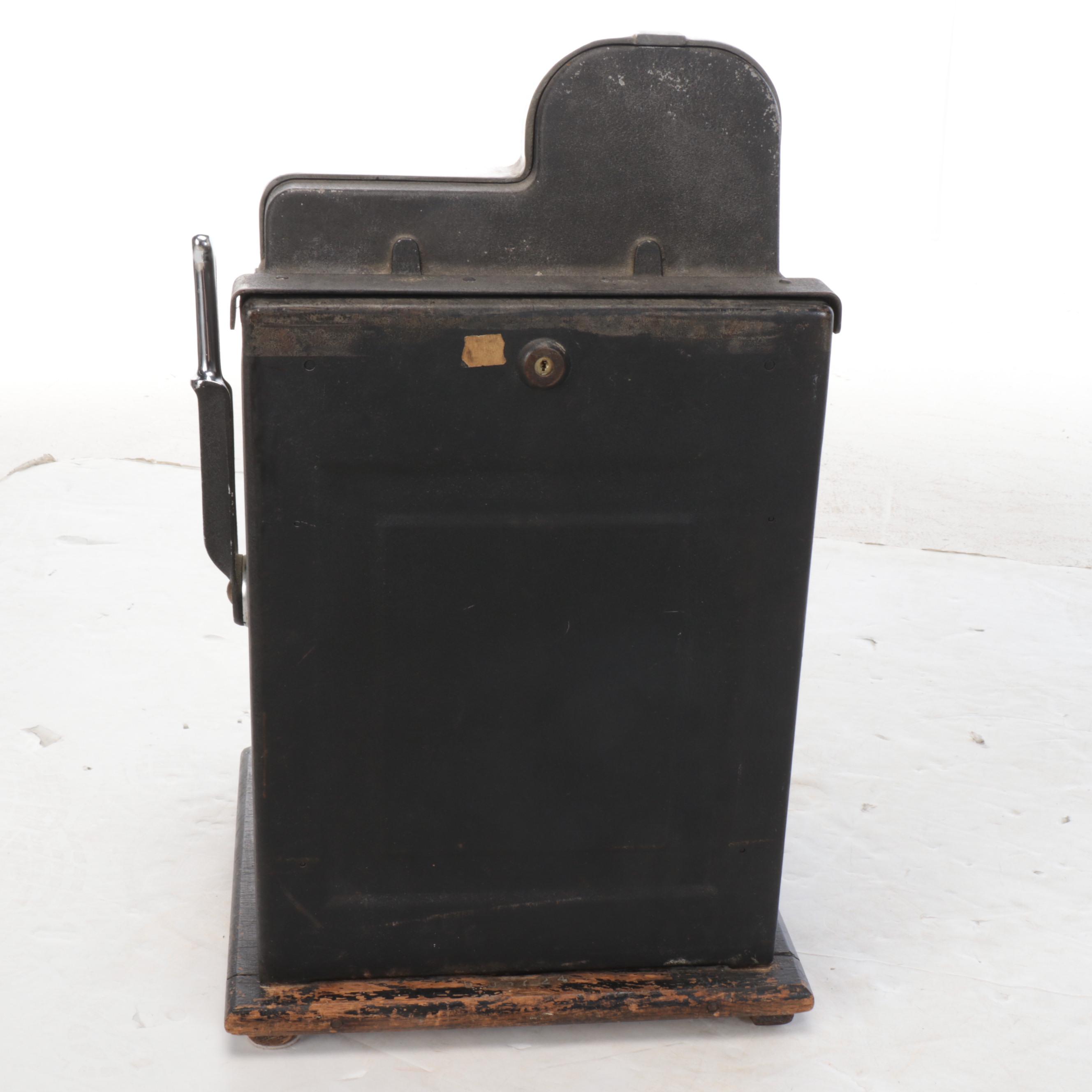 Mills Cherry Slant Front 5 Cent Slot Machine, Mid-20th Century