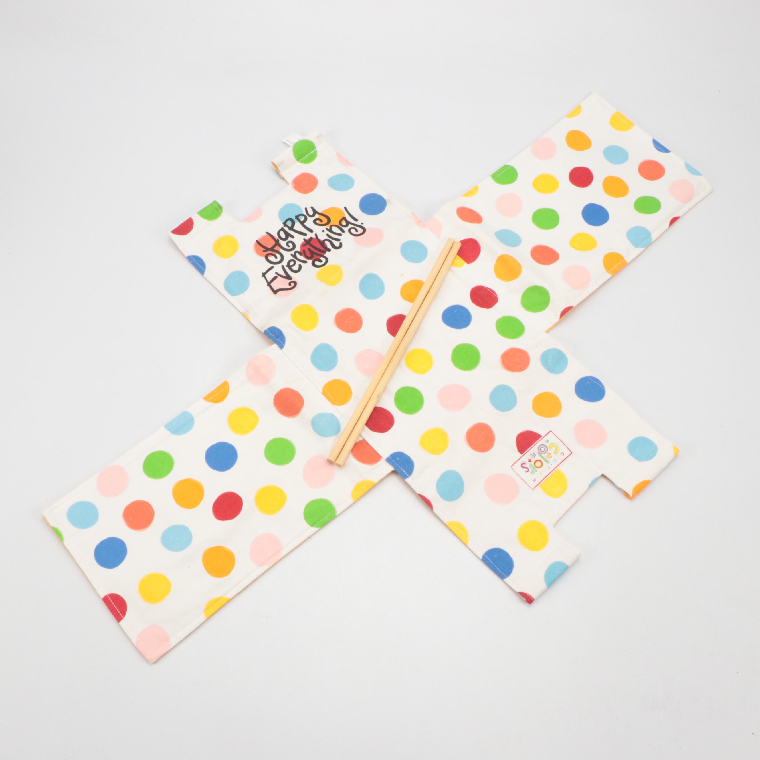 Coton Colors "Happy Everything" Platter, Serving Pieces, Bank, and Cookbook