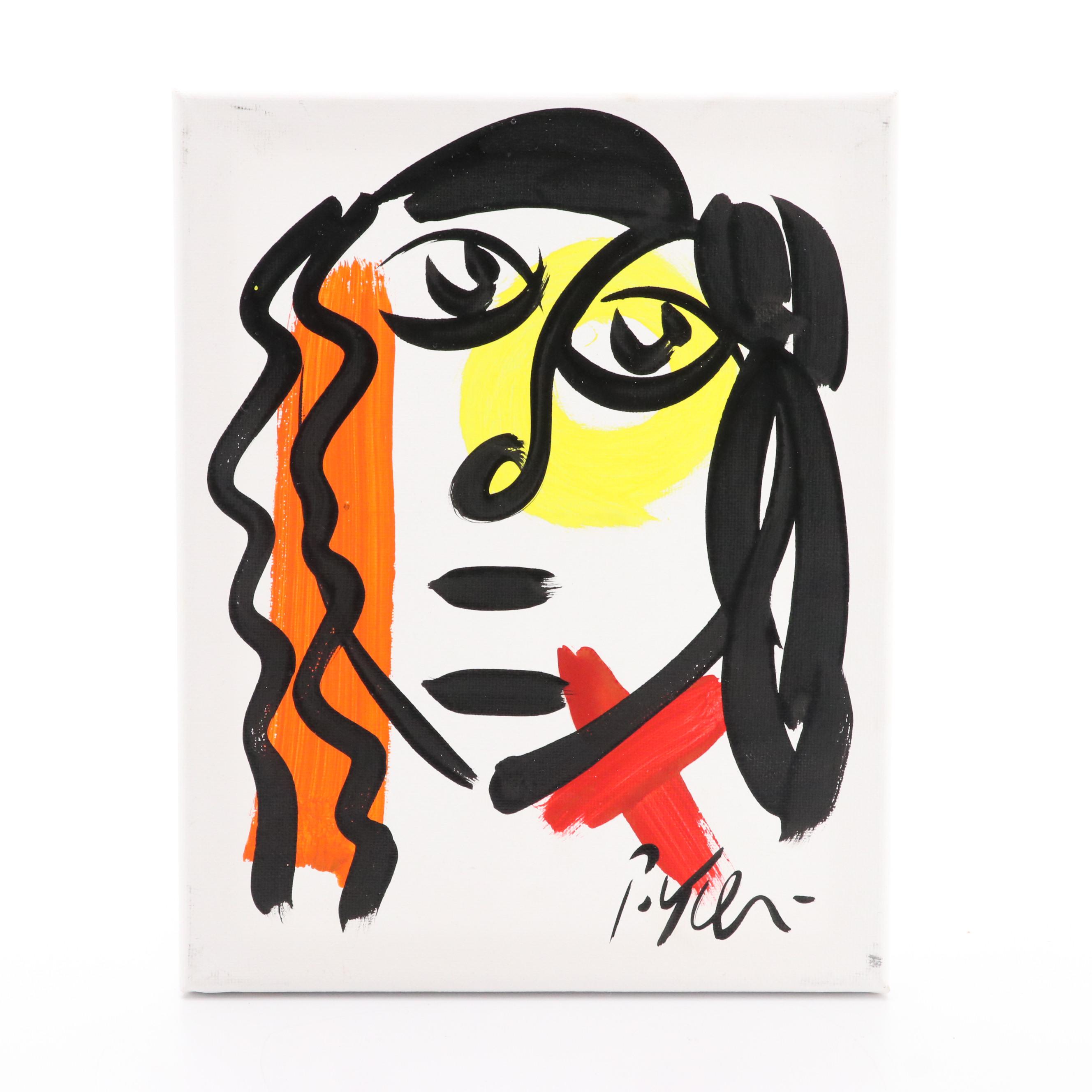 Peter Robert Keil Stylized Acrylic Portrait