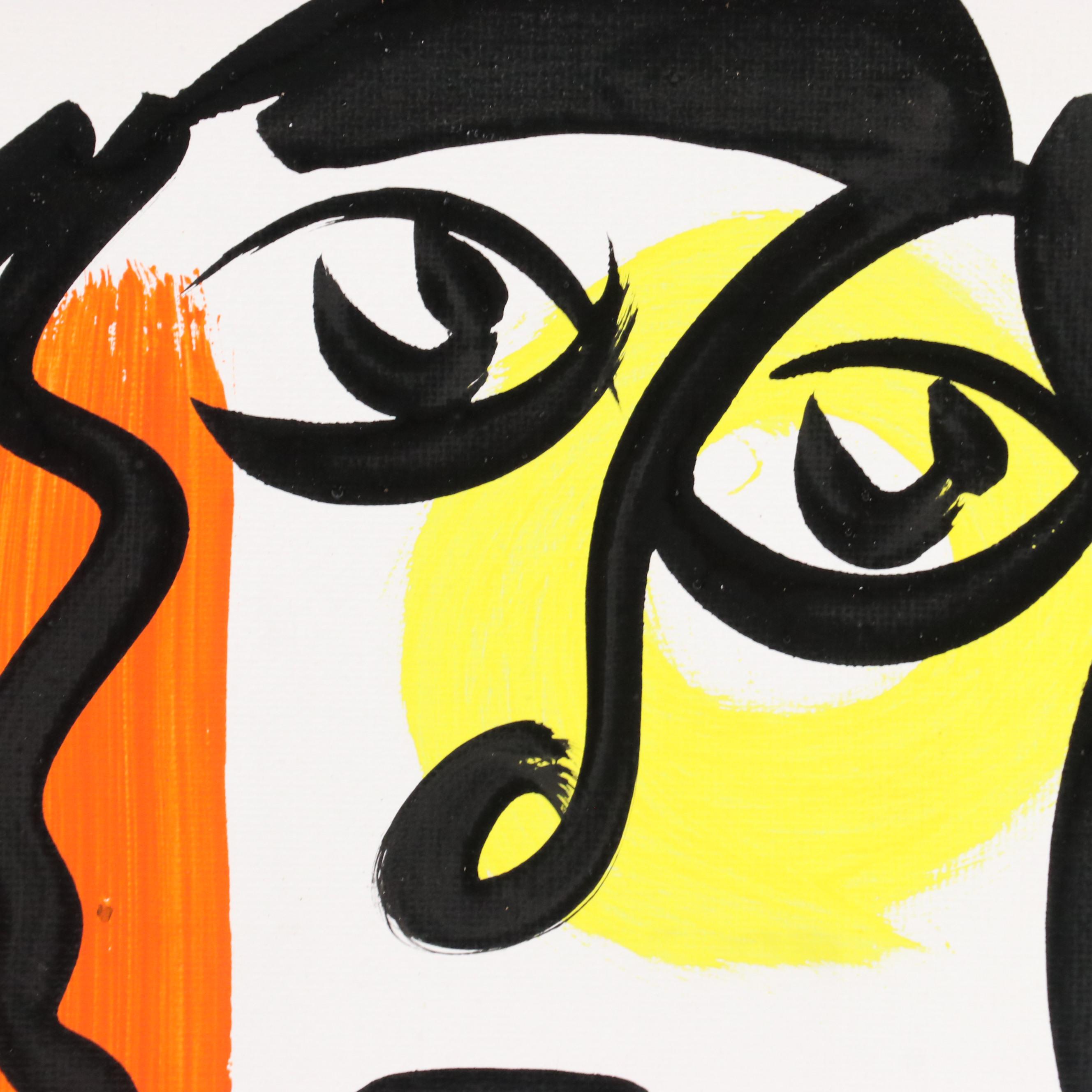 Peter Robert Keil Stylized Acrylic Portrait