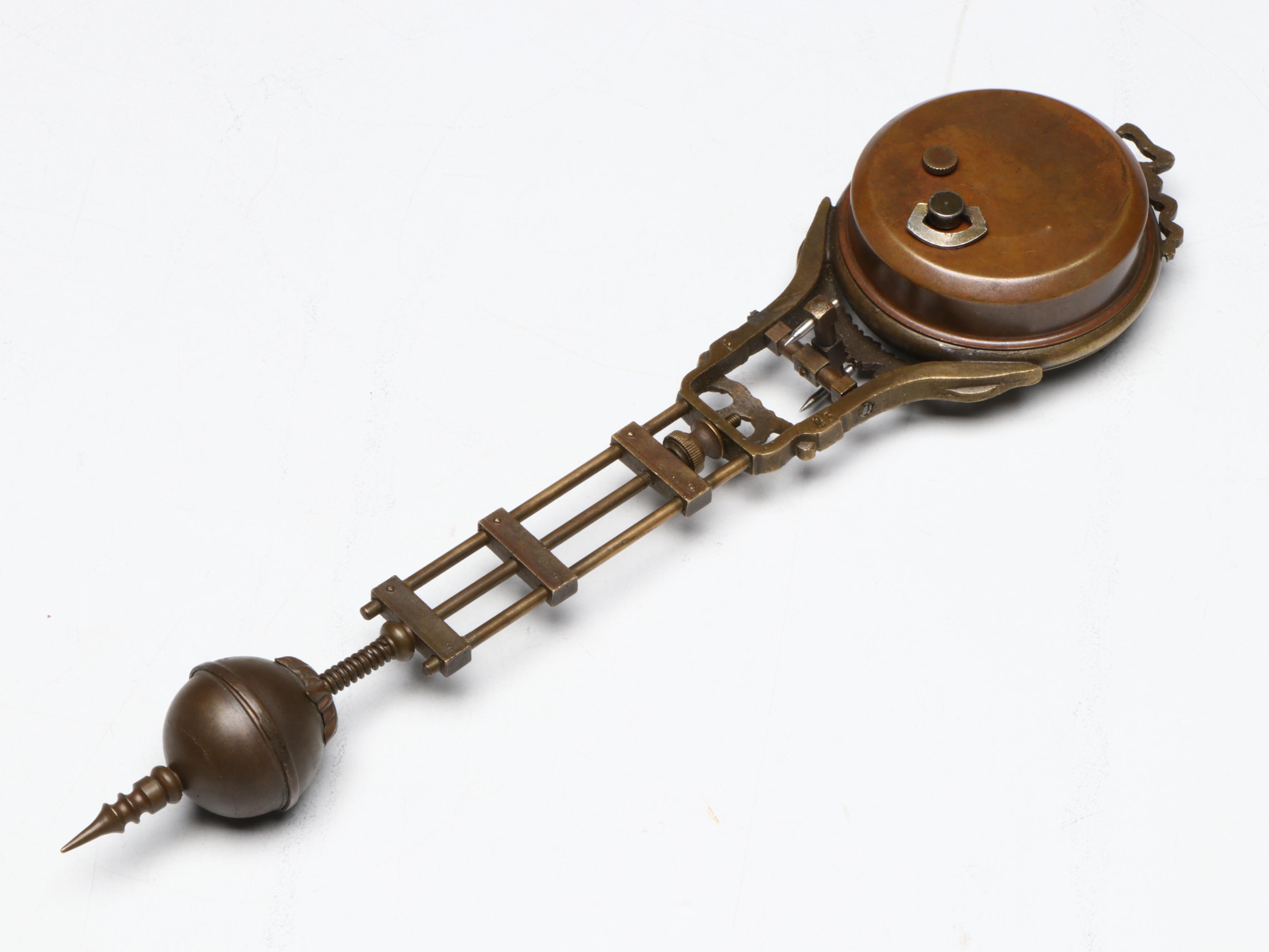 Junghans Style Bronze Elephant Swinger Mantel Clock