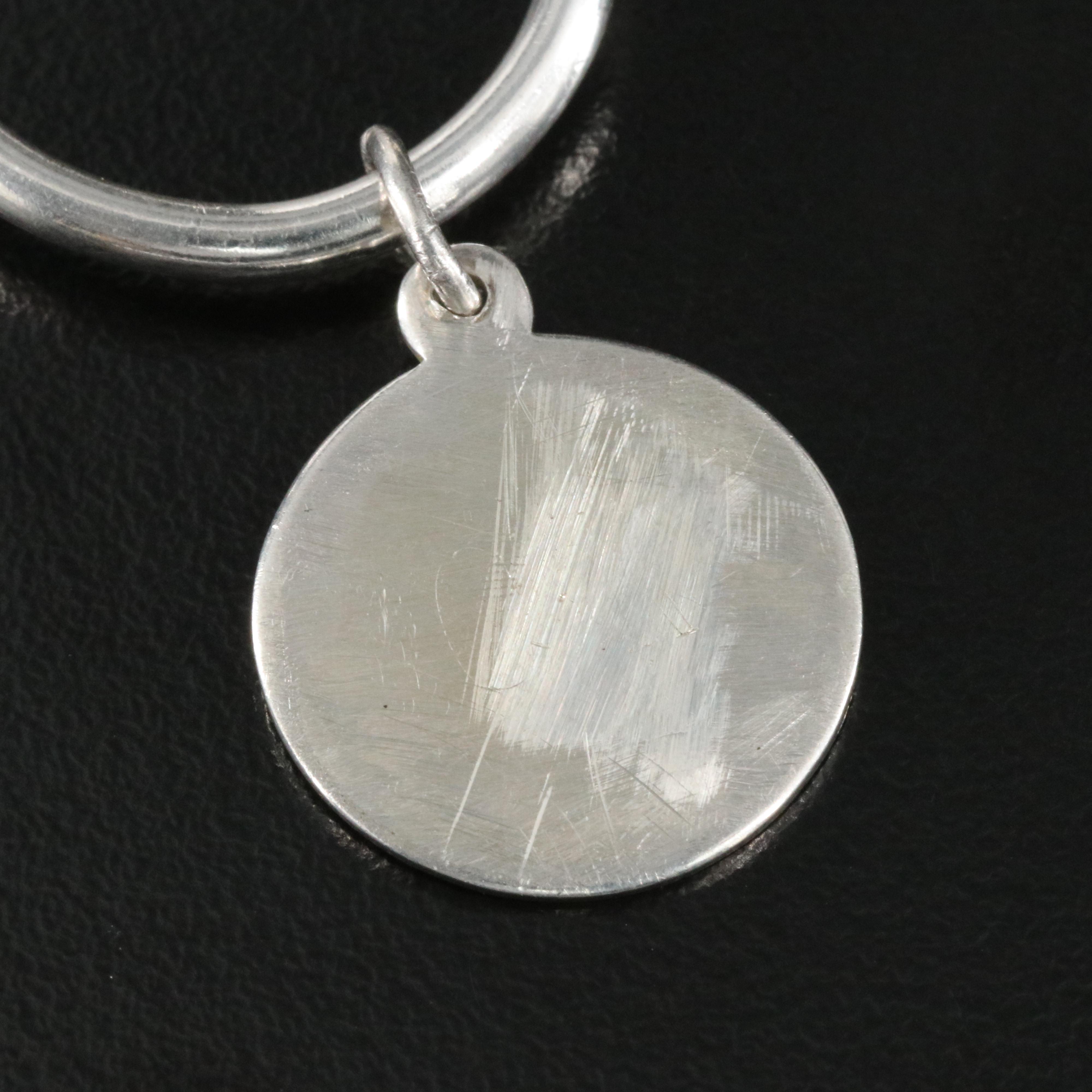 Tiffany & Co. Sterling Horseshoe Charm Key Ring