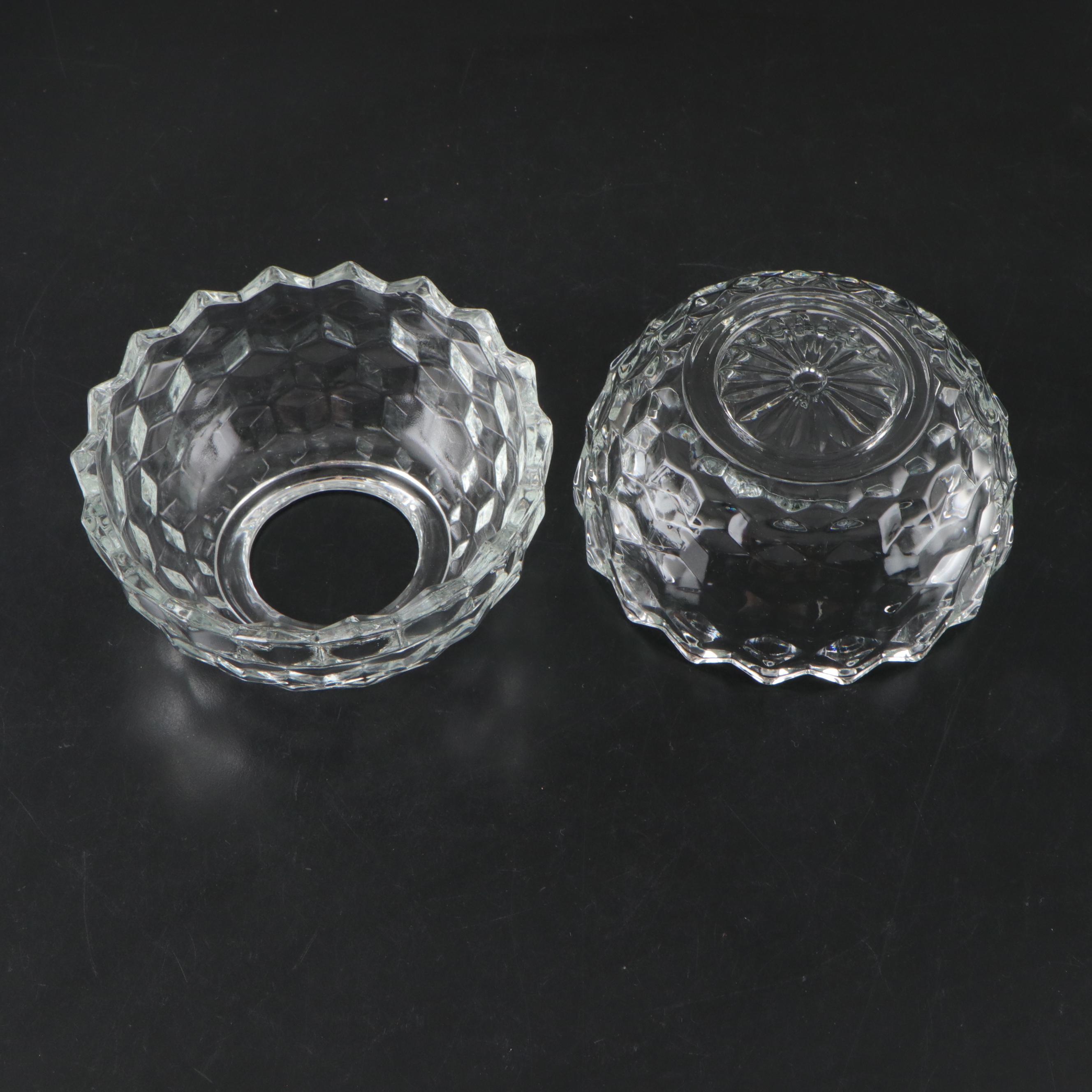 Fostoria "American Clear" Glass Bonbon Bowl, Oval Celery, and More Tableware