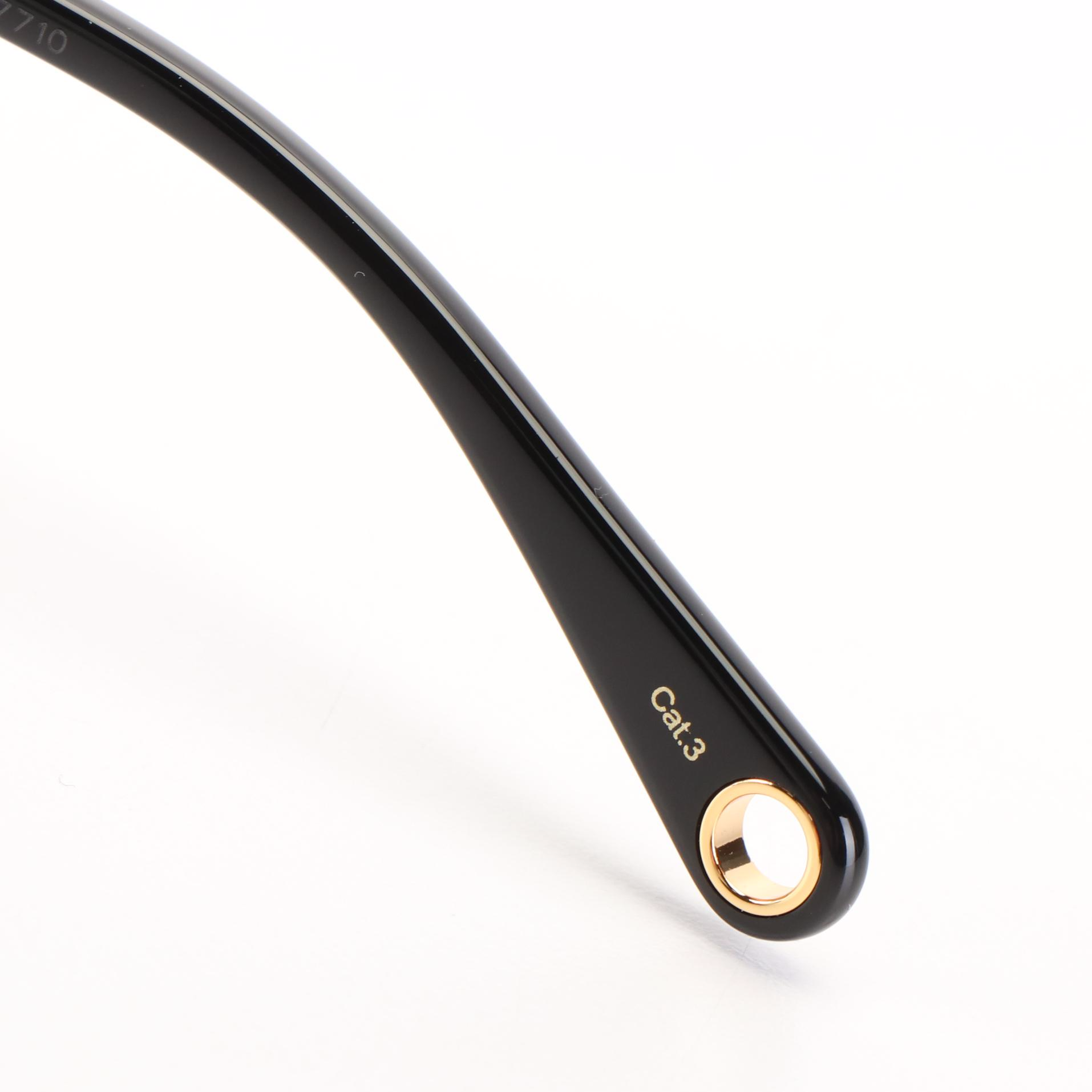 Gucci GG 1077S Black Frames and Green Lenses Aviator Sunglasses