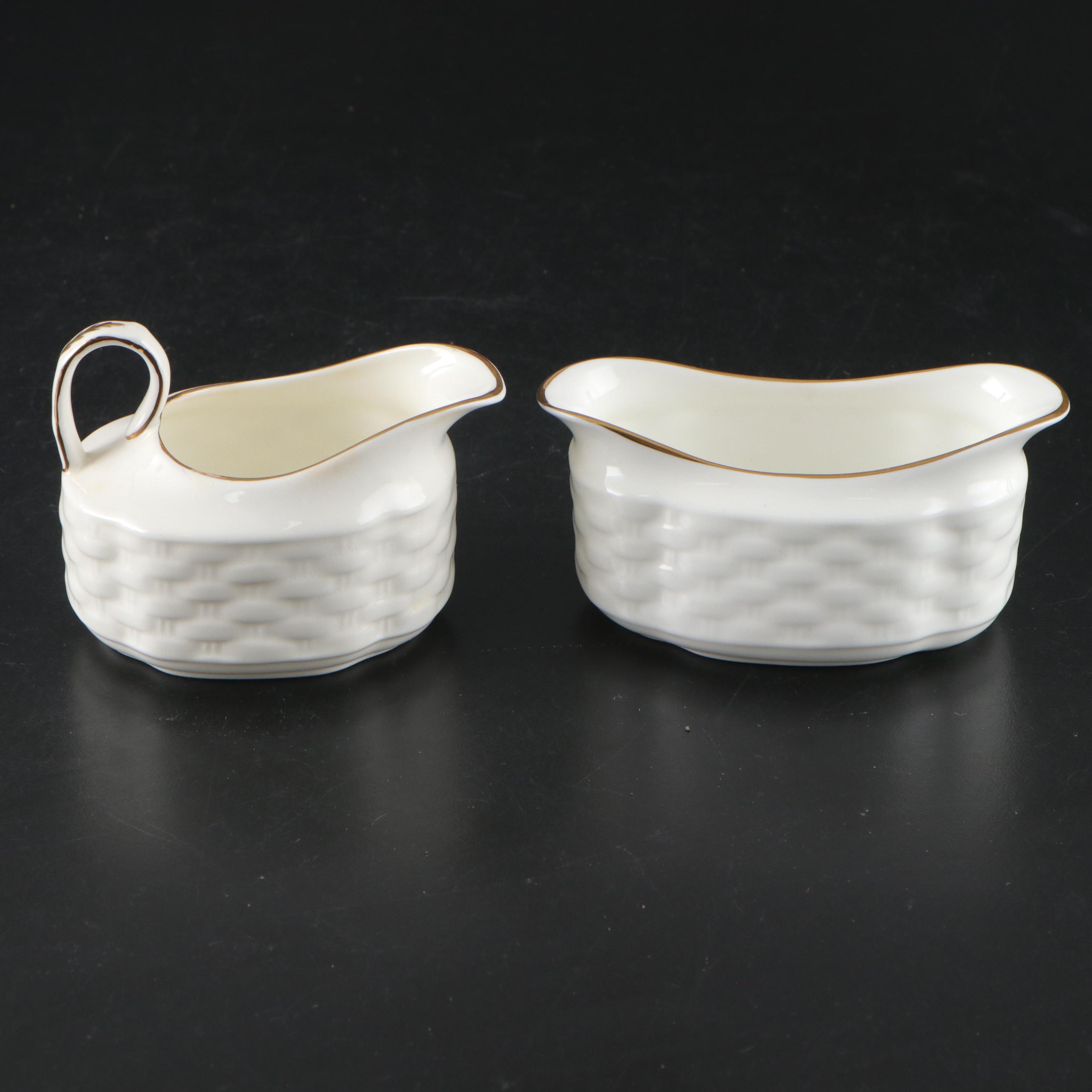 Coalport "Nantucket" Bone China Creamer and Sugar Set with More Table Décor