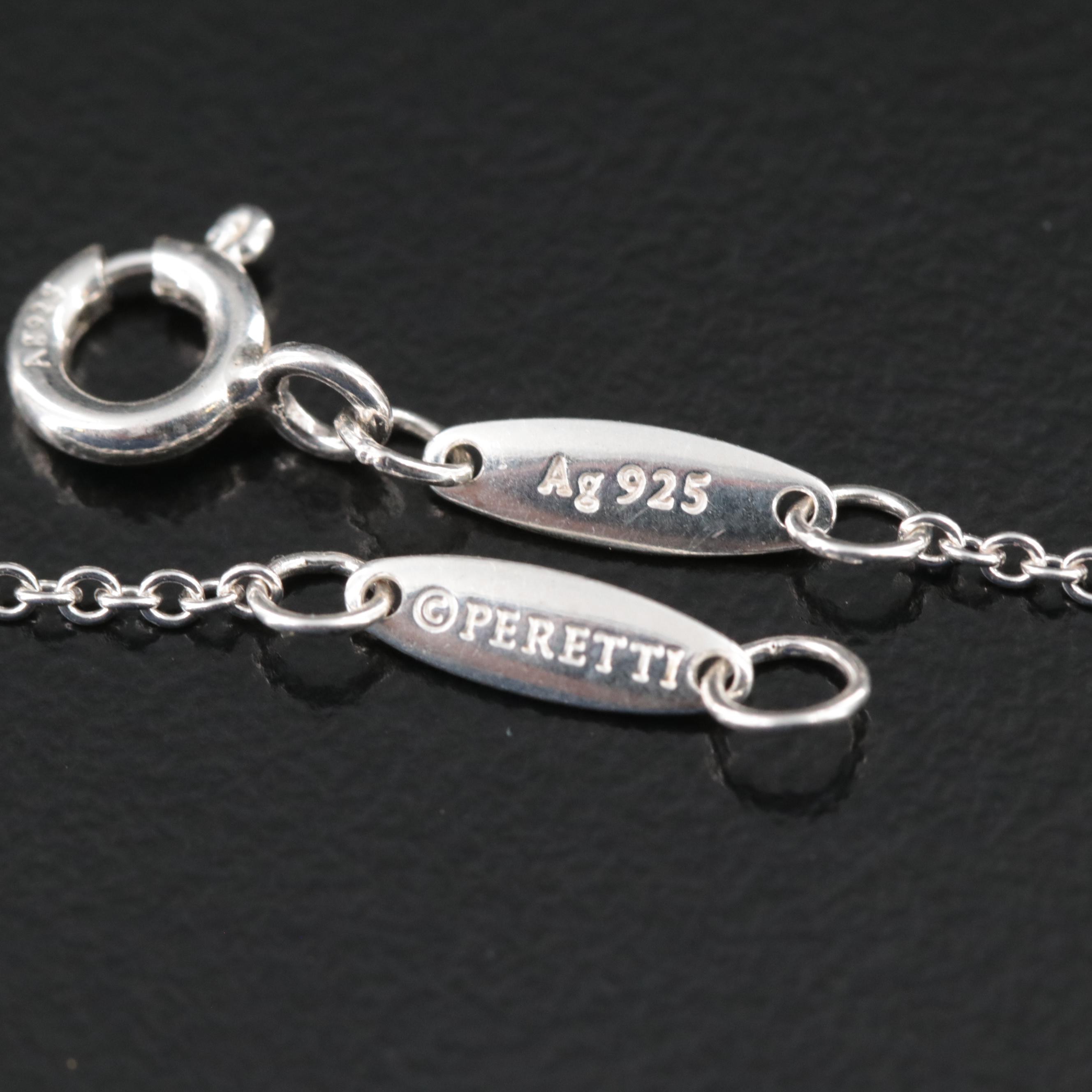 Elsa Peretti for Tiffany & Co. Color by the Yard Sterling Aquamarine Bracelet