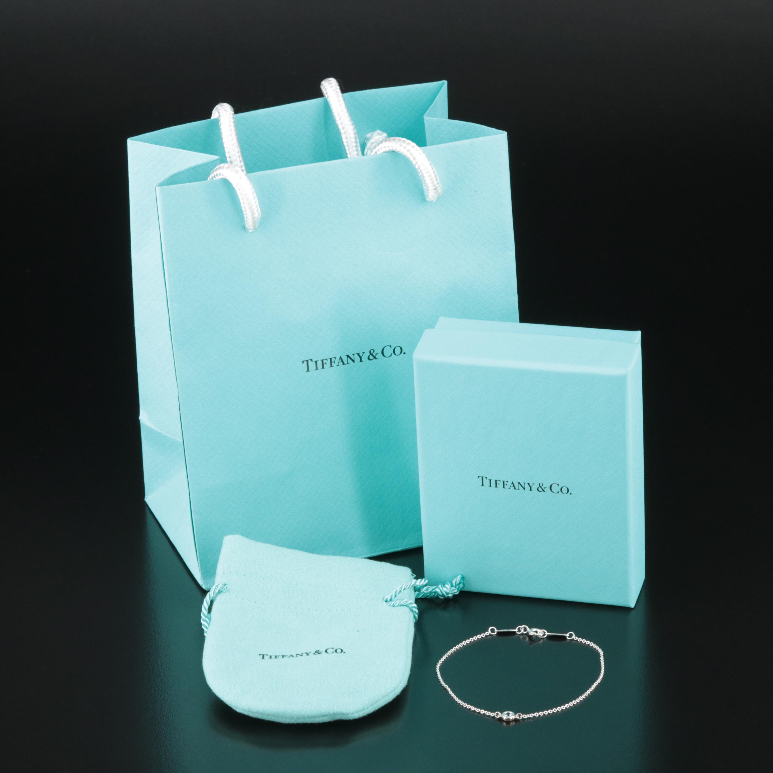 Elsa Peretti for Tiffany & Co. Color by the Yard Sterling Aquamarine Bracelet